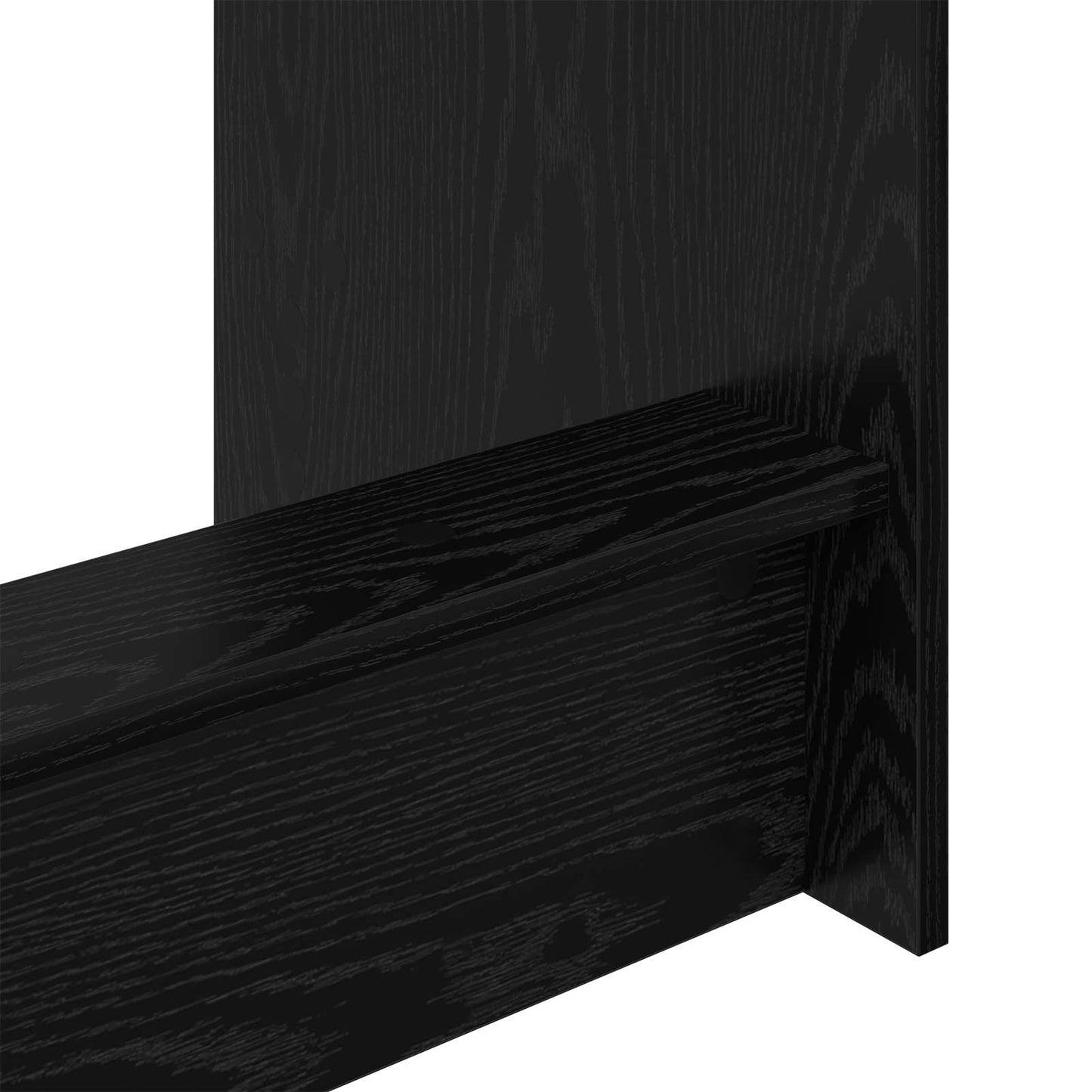 vidaXL Κρεβάτι Γραφείο Μαύρη Οξυά 100 x 45 x 75 cm Επεξεργασμένο ξύλο