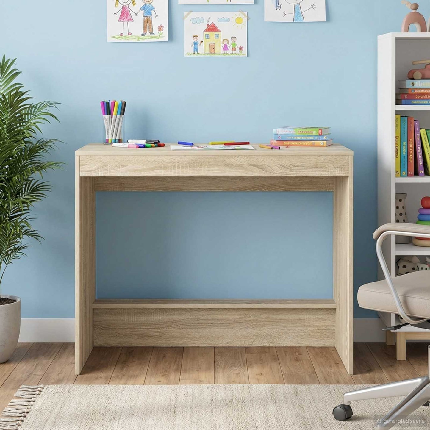 vidaXL Κρεβάτι Γραφείο Δρύς Sonoma 100 x 45 x 75 cm Επεξεργασμένο ξύλο