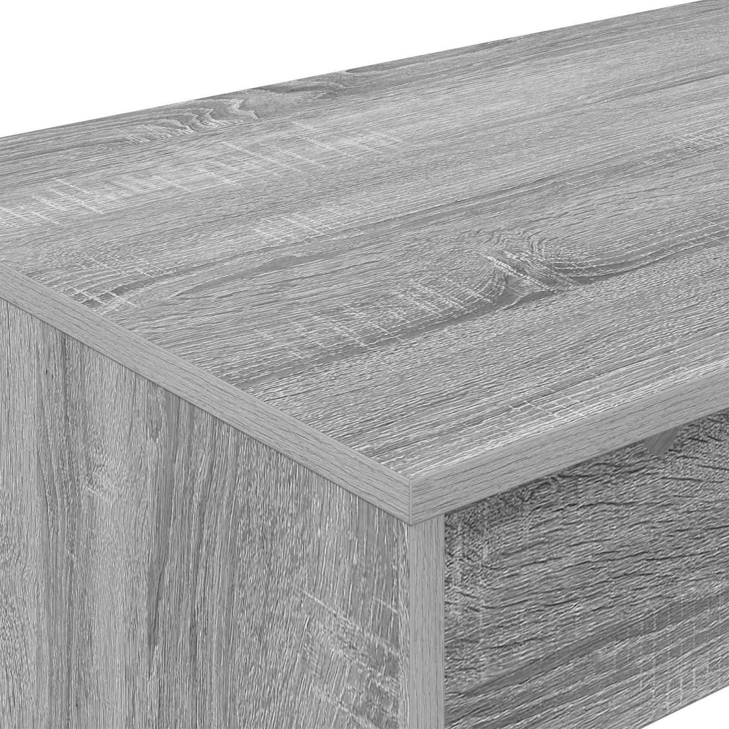 vidaXL Κρεβάτι Γραφείο Γκρίζο Σονομα 100 x 45 x 75 cm