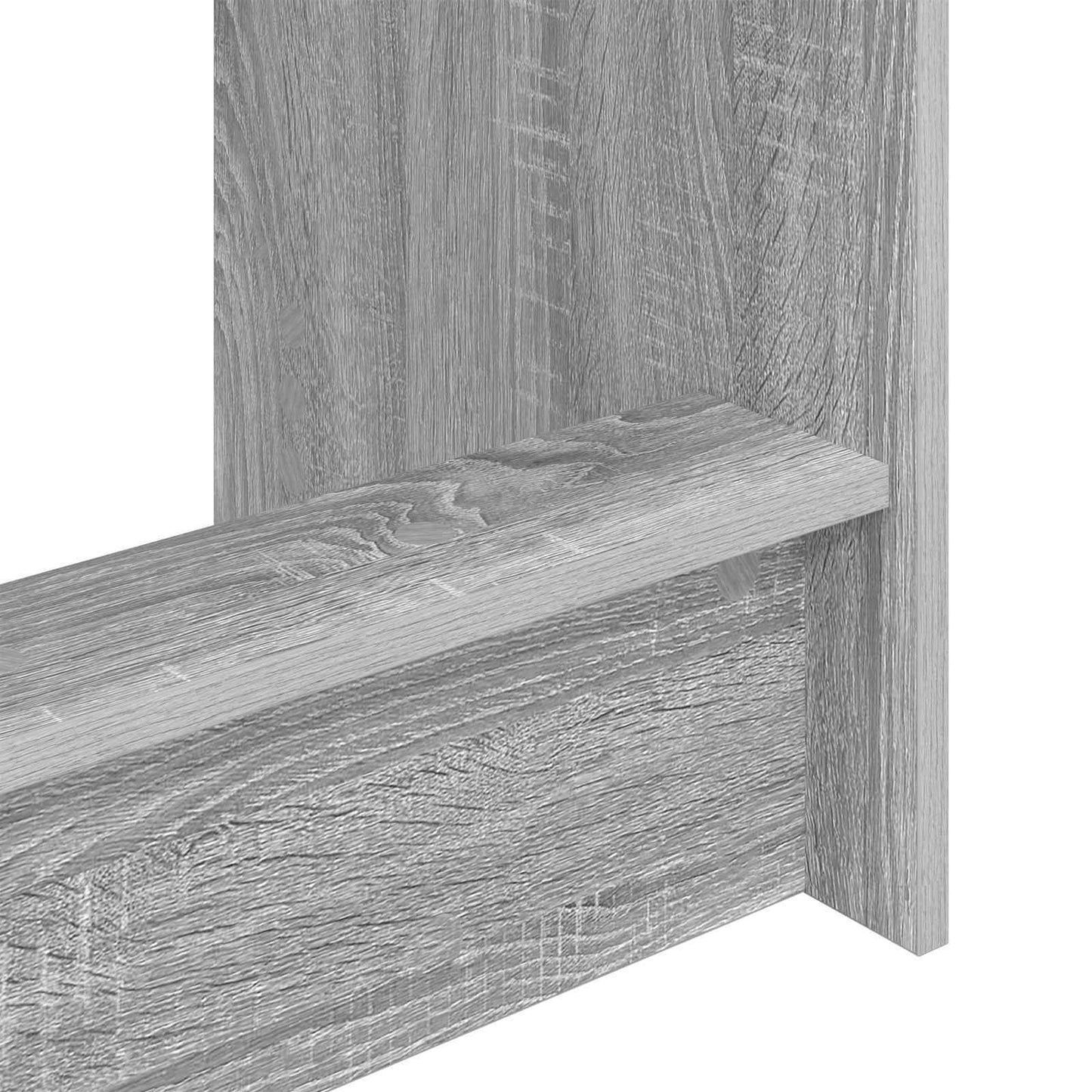 vidaXL Κρεβάτι Γραφείο Γκρίζο Σονομα 100 x 45 x 75 cm