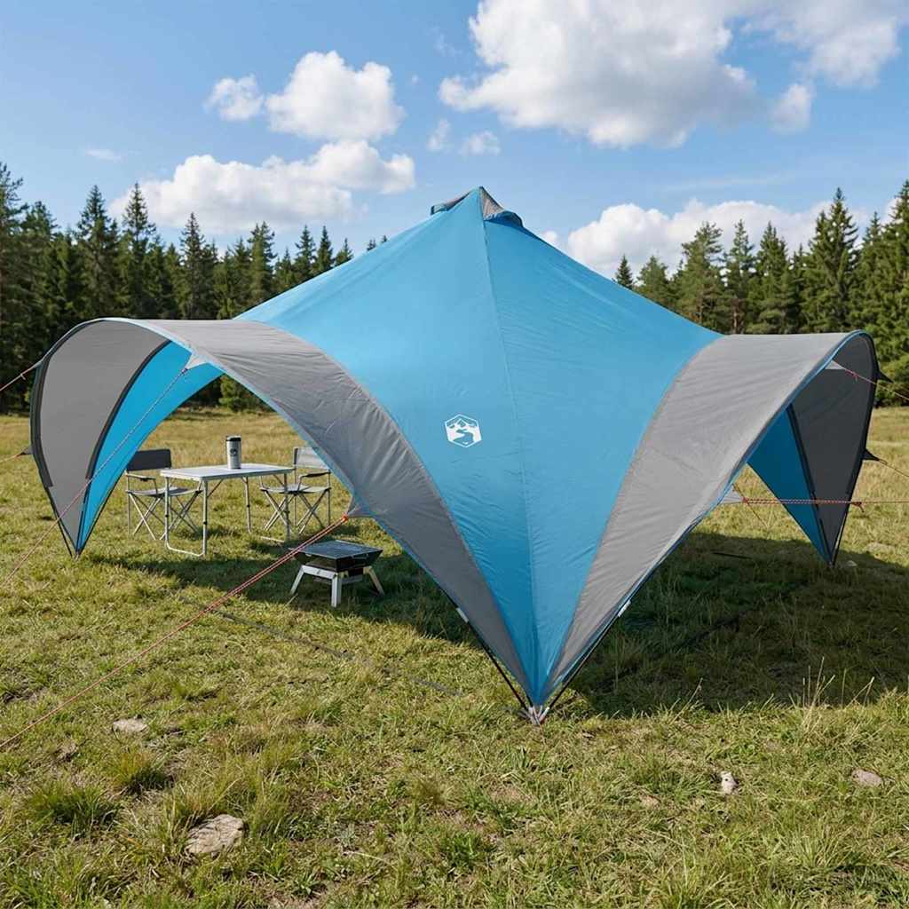 vidaXL Σκηνή Πάρτυ Μπλε 500 x 500 x 350 εκ. Πολυεστέρας και Χάλυβας