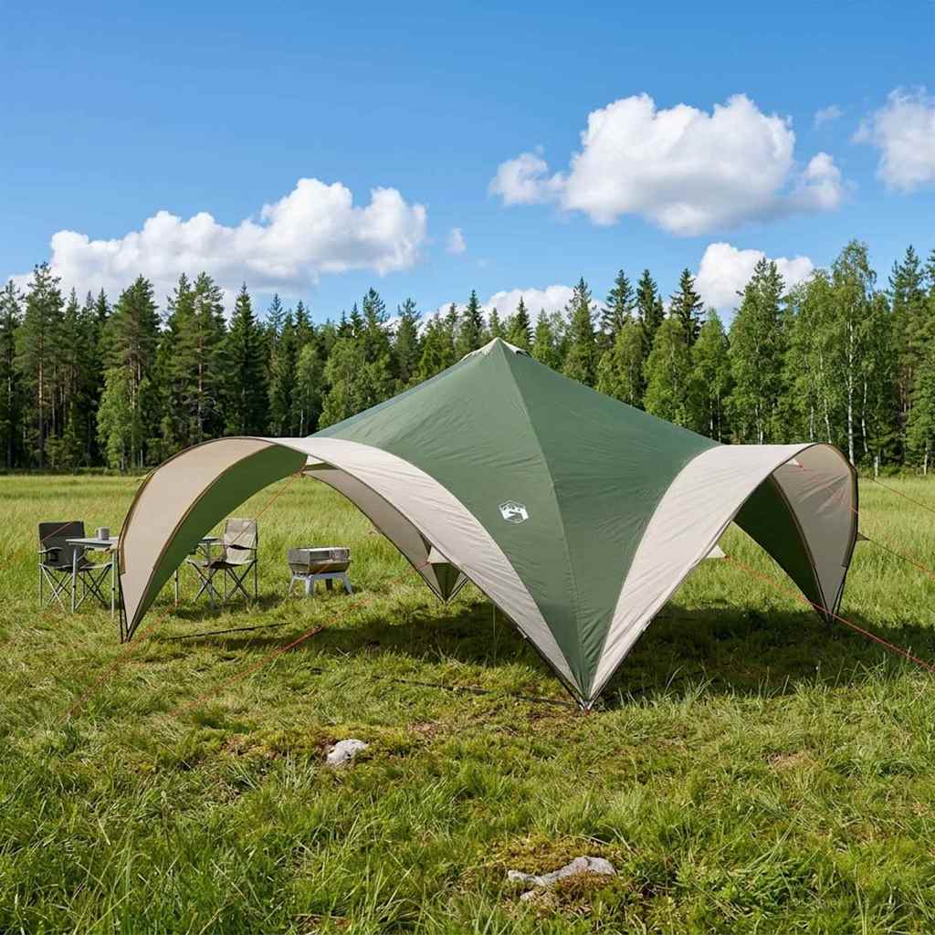 vidaXL Σκηνή Πάρτυ Πράσινο 400 x 400 x 320 εκ. Πολυεστέρας και Χάλυβας
