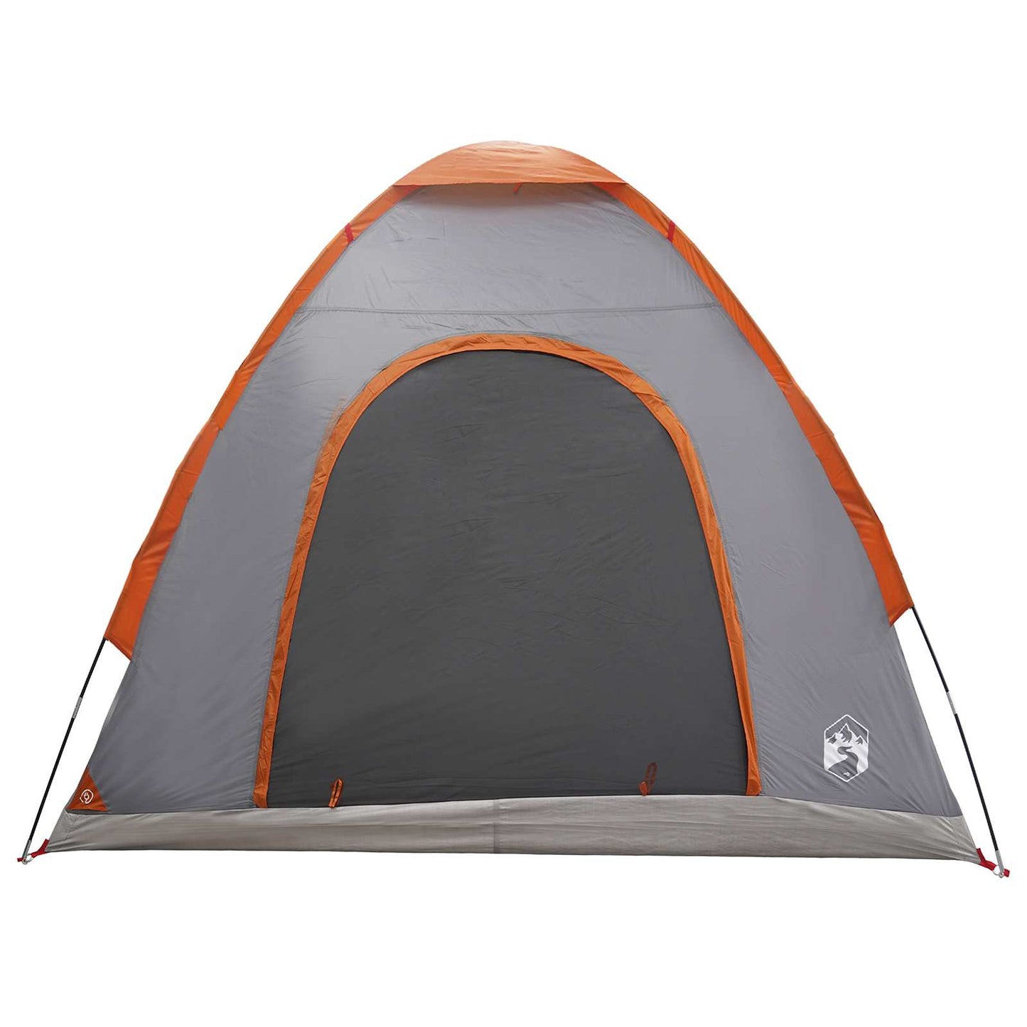 vidaXL Σκηνή Camping 2 ατόμων Γκρι και Πορτοκαλί