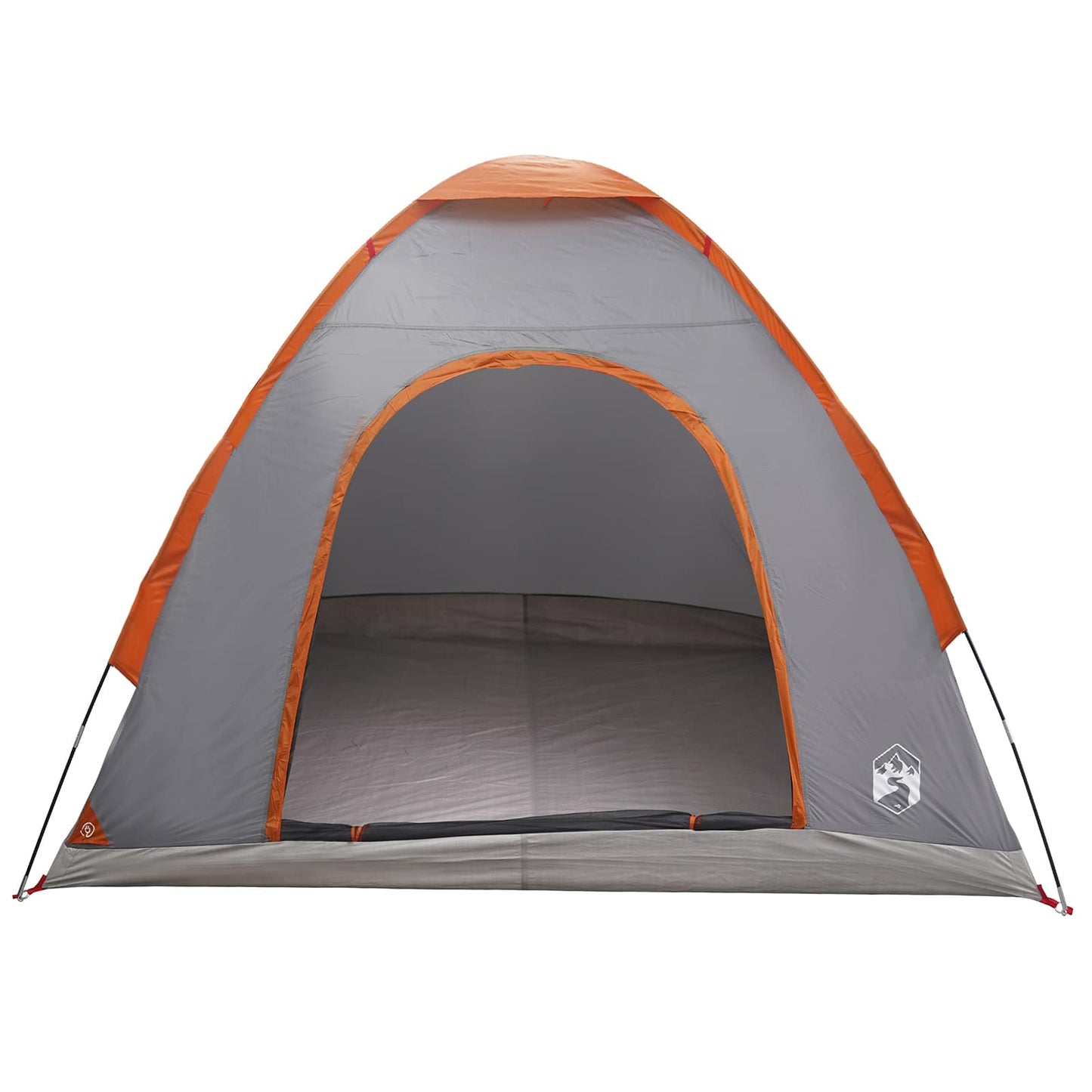 vidaXL Σκηνή Camping 2 ατόμων Γκρι και Πορτοκαλί