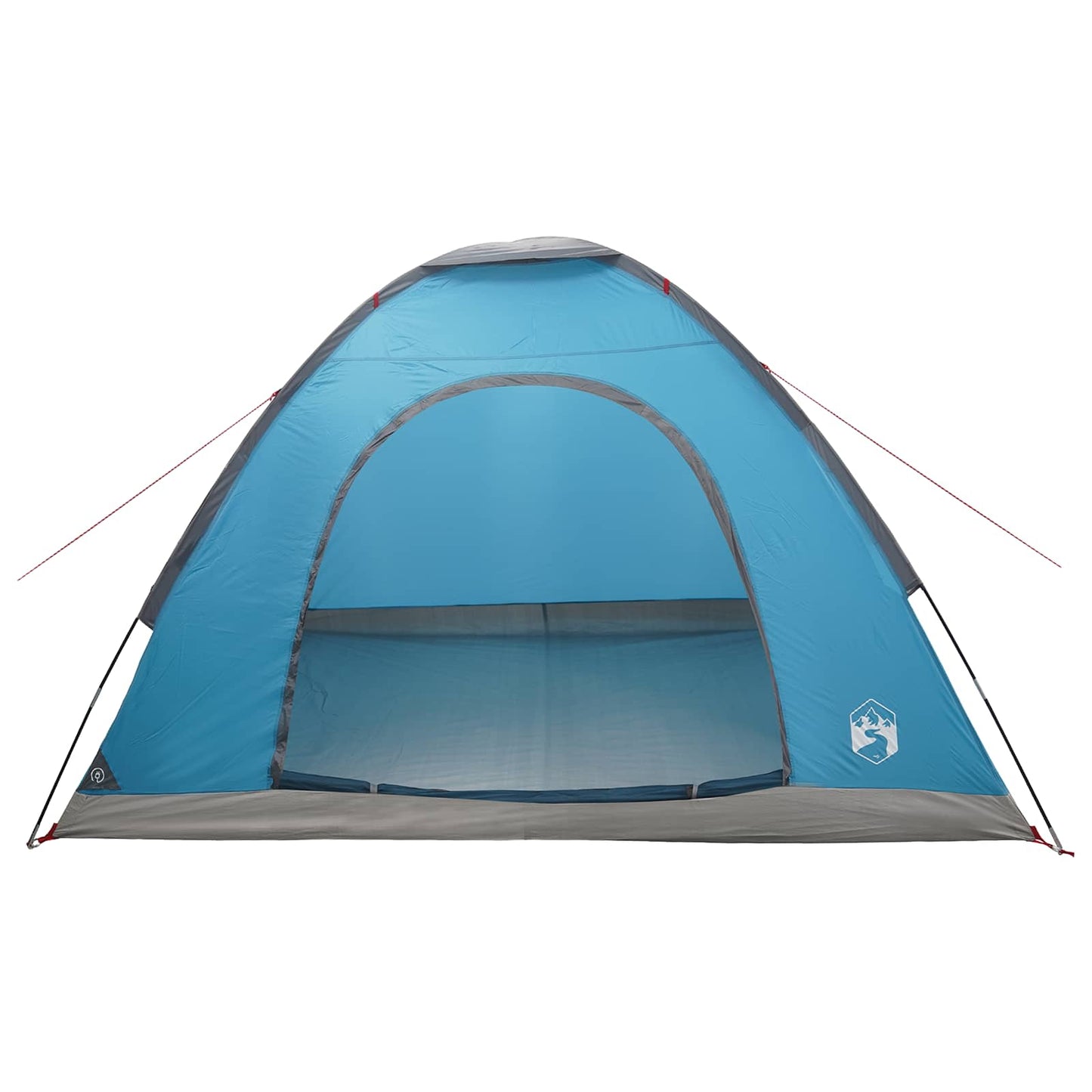 vidaXL Σκηνή Camping 4 ατόμων Μπλε 185T Πολυεστέρας με επικάλυψη PU