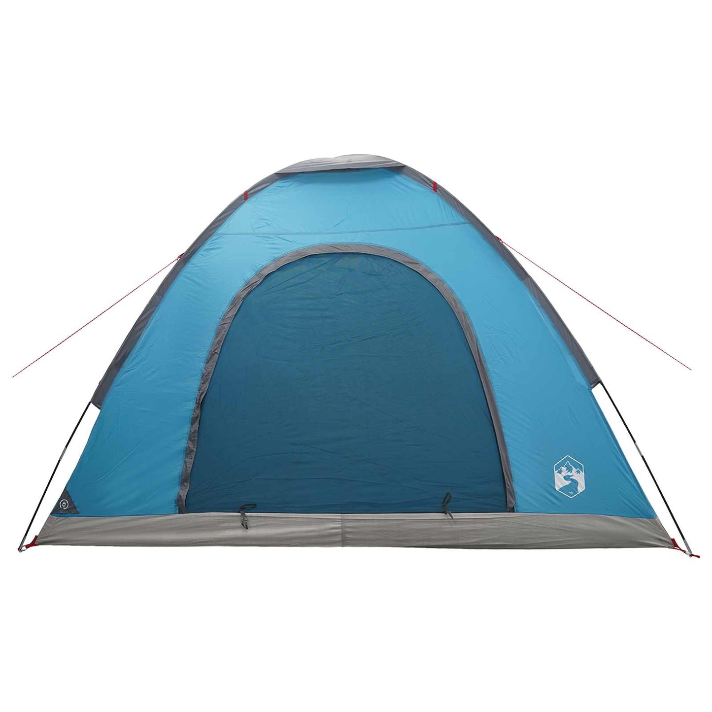 vidaXL Σκηνή Camping 4 ατόμων Μπλε 185T Πολυεστέρας με επικάλυψη PU