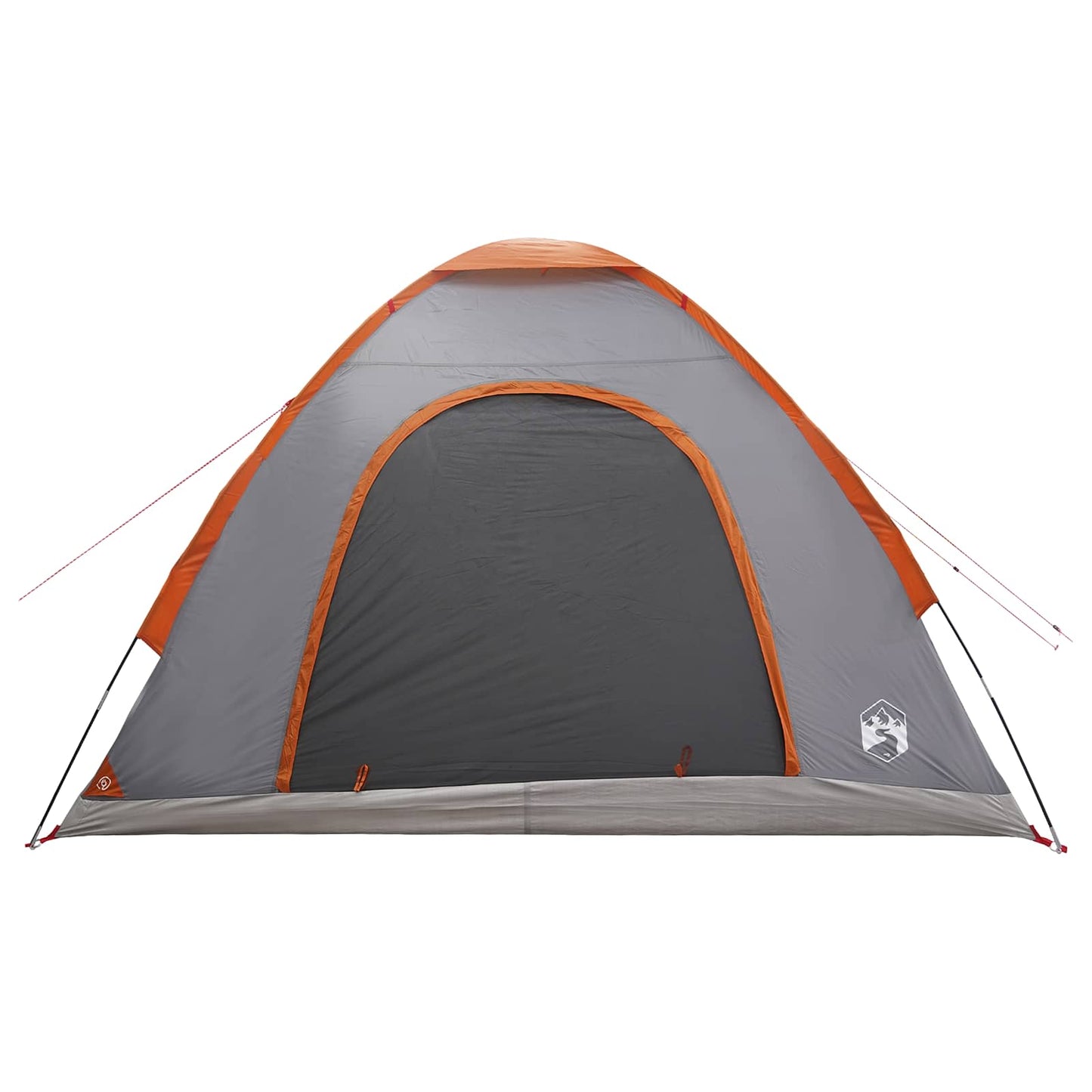 vidaXL Σκηνή Camping 4 ατόμων Γκρι και Πορτοκαλί