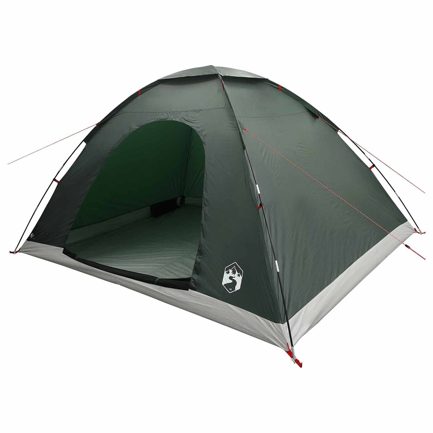 vidaXL Σκηνή Camping 6 ατόμων Στρατιωτικό Πράσινο
