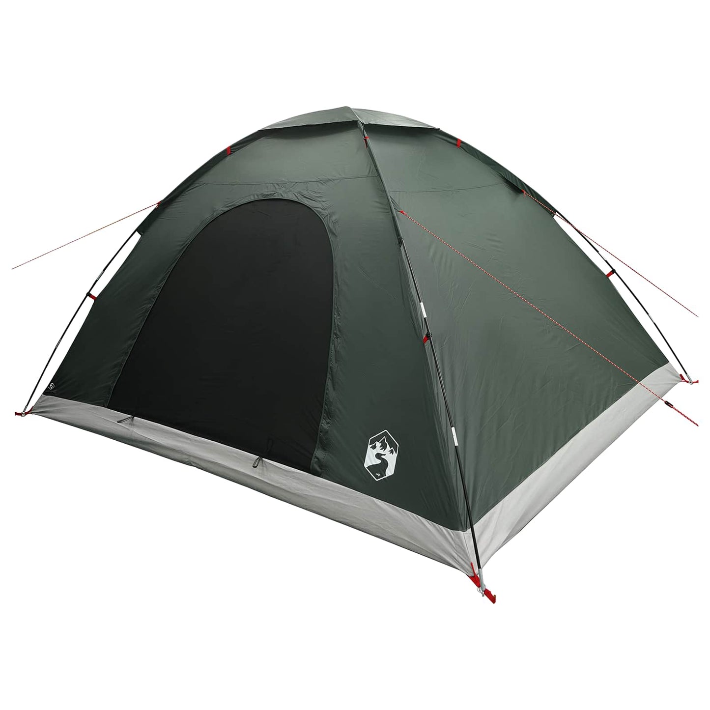 vidaXL Σκηνή Camping 6 ατόμων Στρατιωτικό Πράσινο