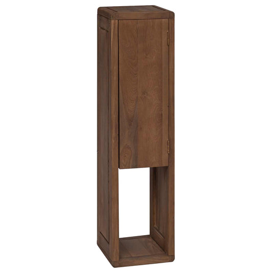 vidaXL Ντουλάπι Πλευρικό Μπάνιου Φυσικό 25 x 25 x 100 cm