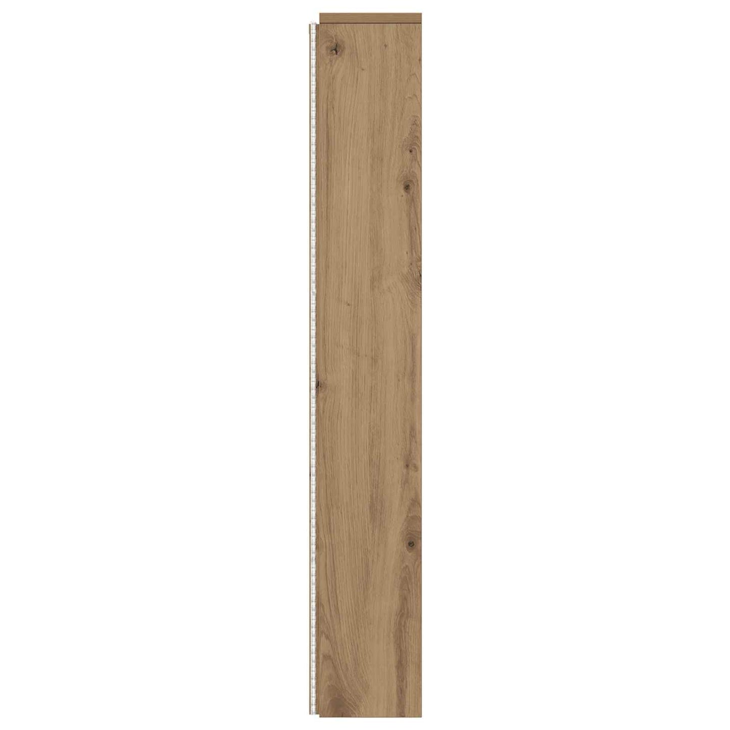 vidaXL Κεφαλάρι Ντουλάπι με LED Τεχνίτικη Δρυς 160 x 16,5 x 103,5 cm