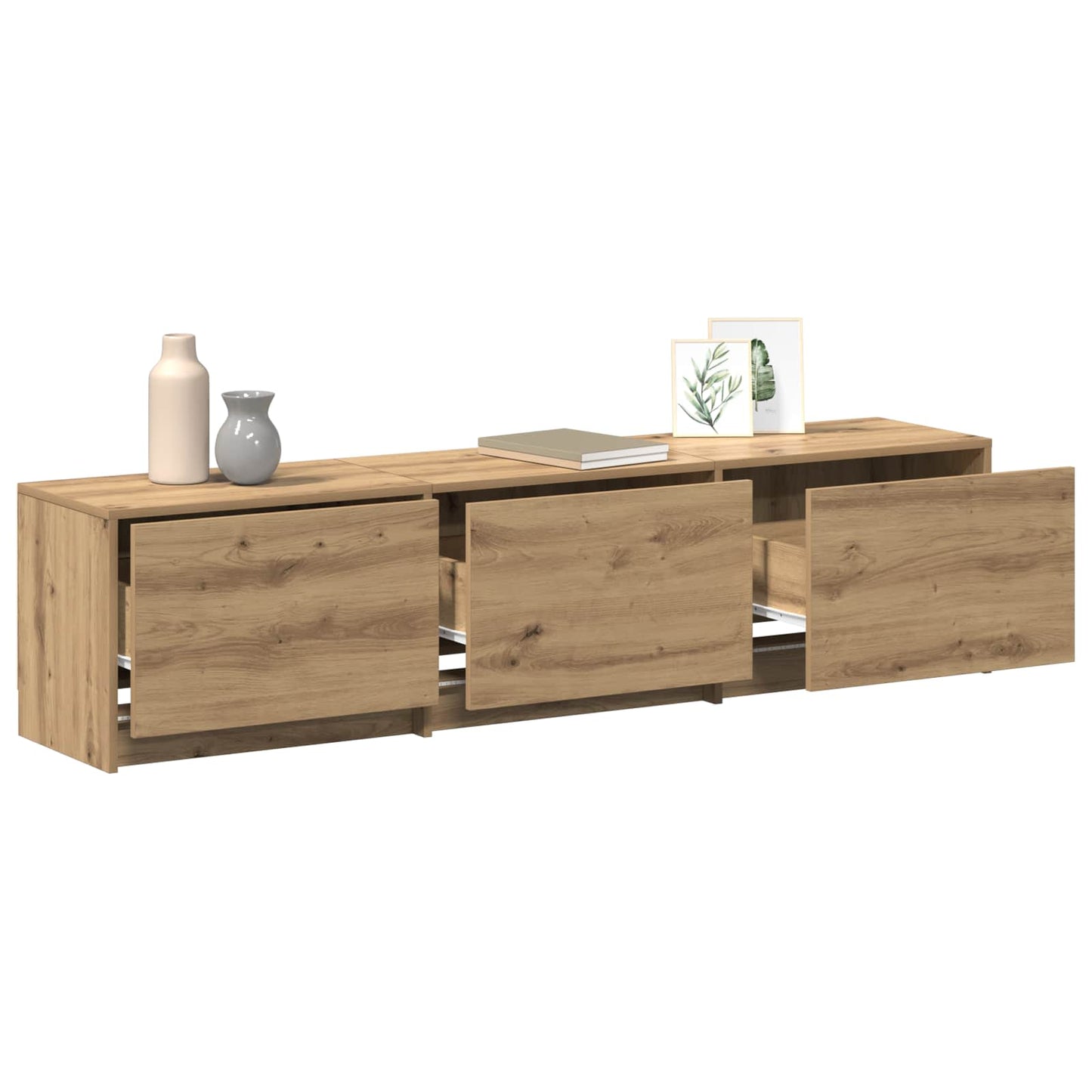vidaXL Ντουλάπι TV Artisan Oak 165 x 34 x 40 εκ. Επεξεργασμένο ξύλο