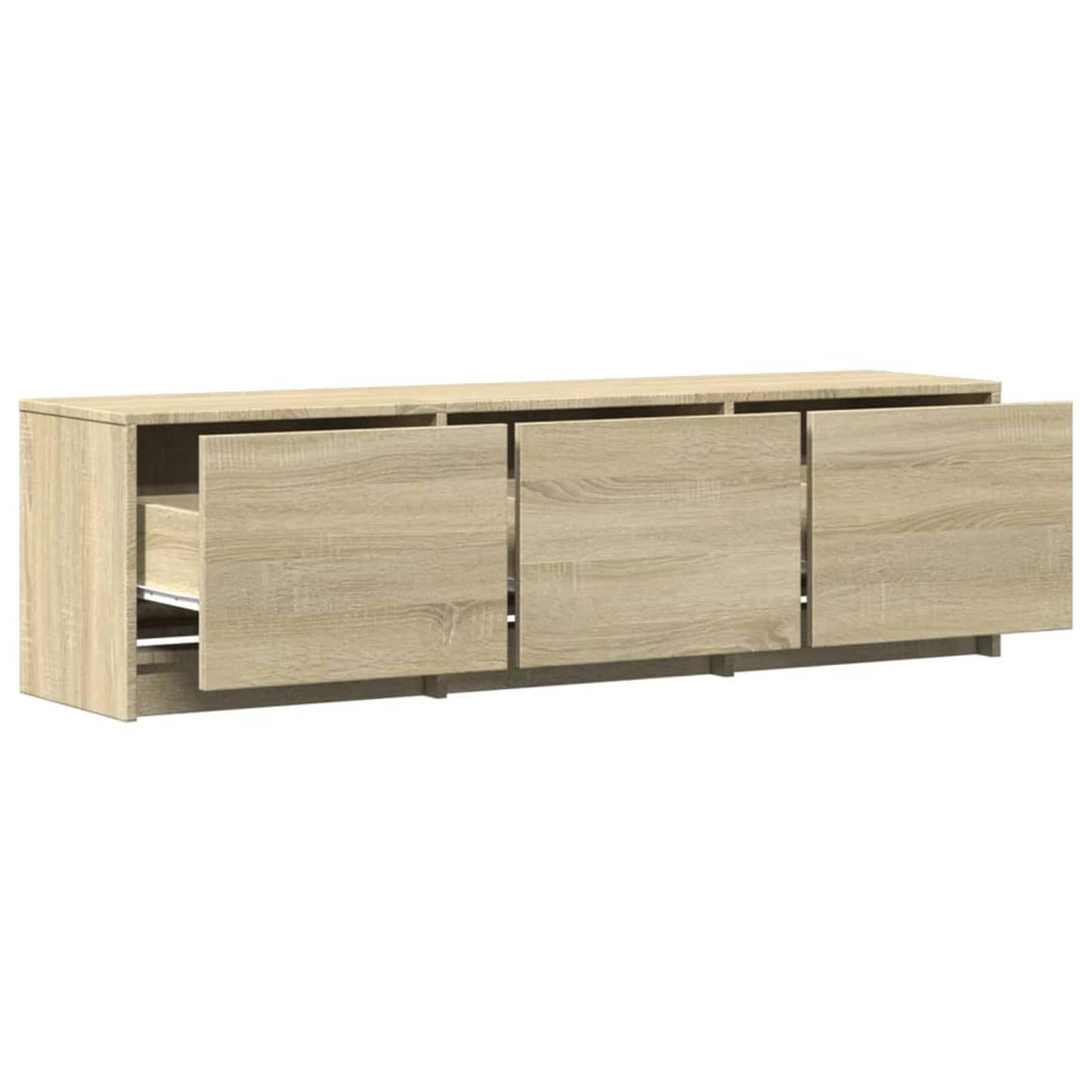 vidaXL Ντουλάπι TV με led Σονόμα 140 x 34 x 40 εκ Επεξεργασμένο ξύλο