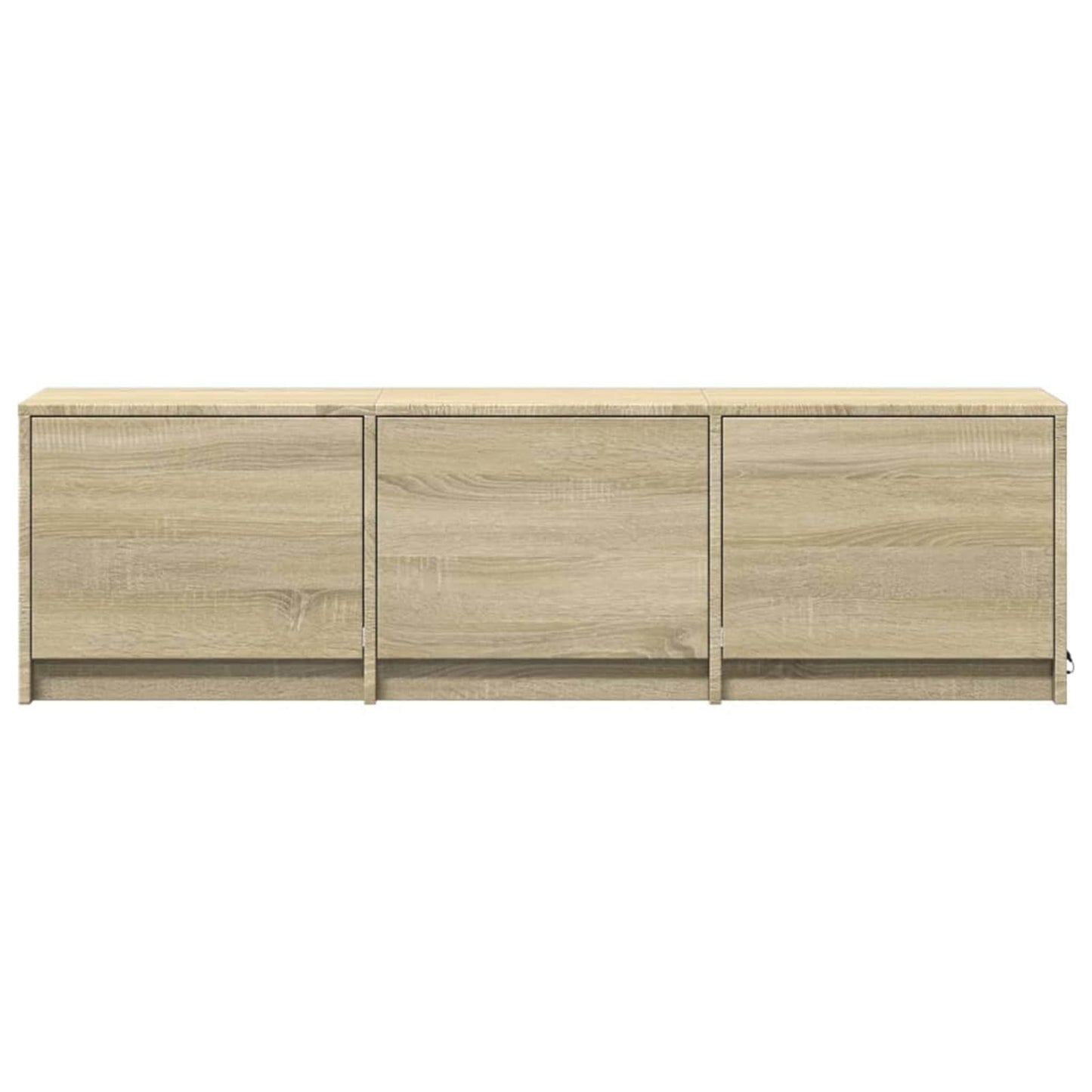 vidaXL Ντουλάπι TV με led Σονόμα 140 x 34 x 40 εκ Επεξεργασμένο ξύλο