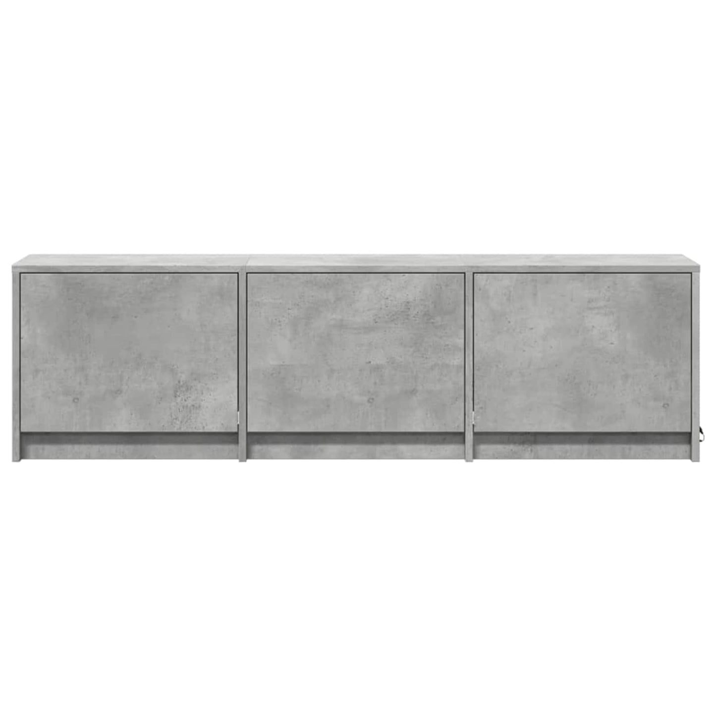 vidaXL Ντουλάπι TV Σκυρόδεμα 140 x 34 x 40 εκ Επεξεργασμένο ξύλο