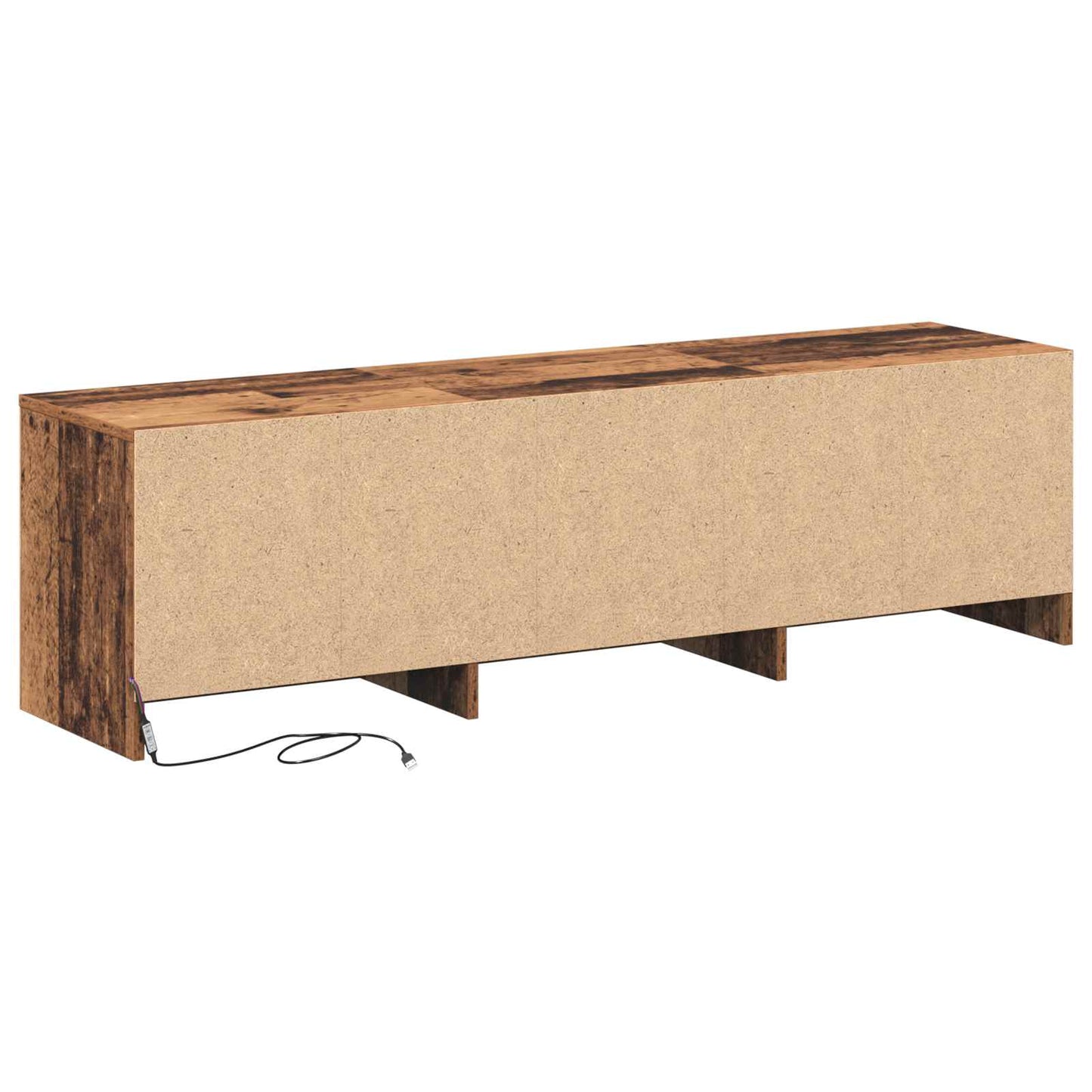 vidaXL Ντουλάπι TV 140 x 34 x 40 εκ Παλιό ξύλο Επεξεργασμένο ξύλο
