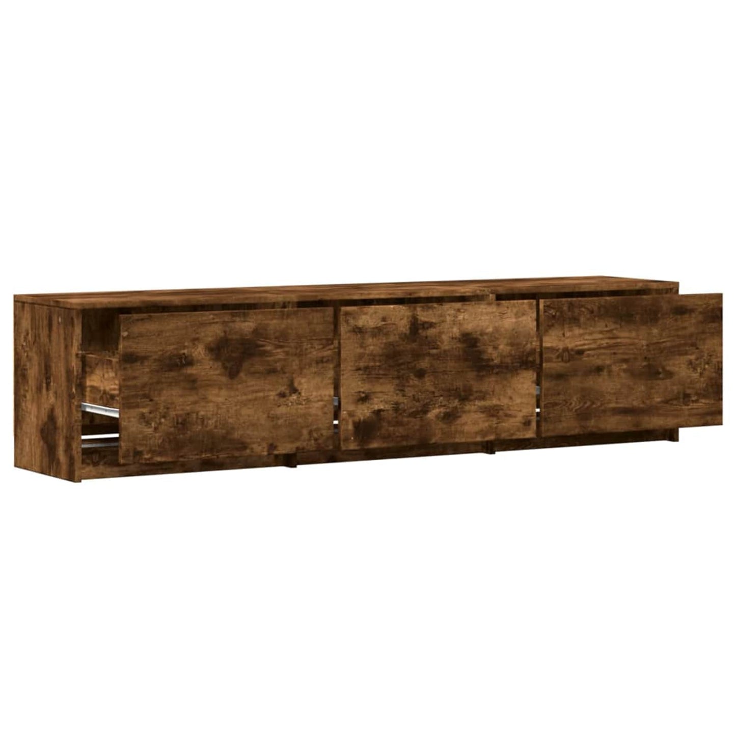 vidaXL Ντουλάπι TV Καπνιστό Δρύς 165 x 34 x 40 εκ. Επεξεργασμένο ξύλο
