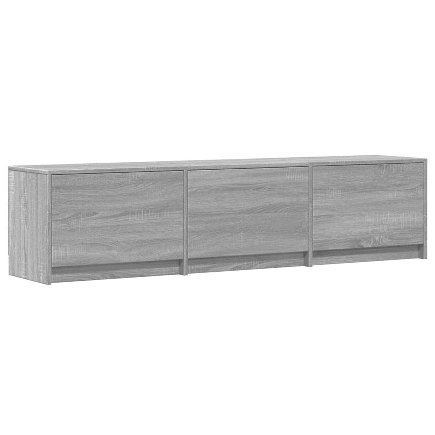 vidaXL Ντουλάπι TV Γκρίζο Σονομα 165 x 34 x 40 εκ. Επεξεργασμένο ξύλο