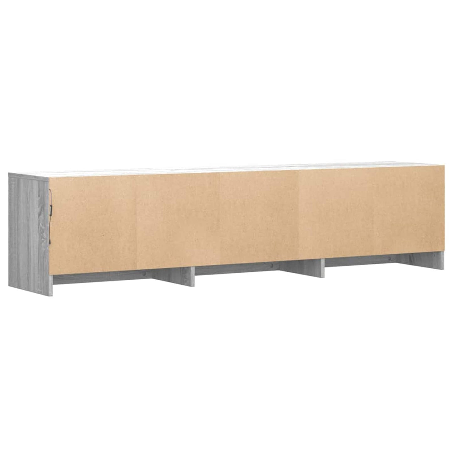 vidaXL Ντουλάπι TV Γκρίζο Σονομα 165 x 34 x 40 εκ. Επεξεργασμένο ξύλο