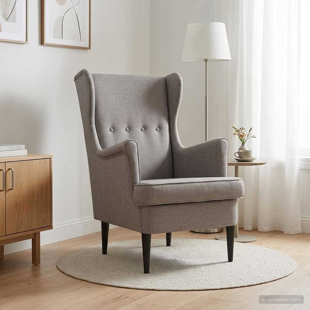 vidaXL Πολυθρόνα Taupe Ύφασμα
