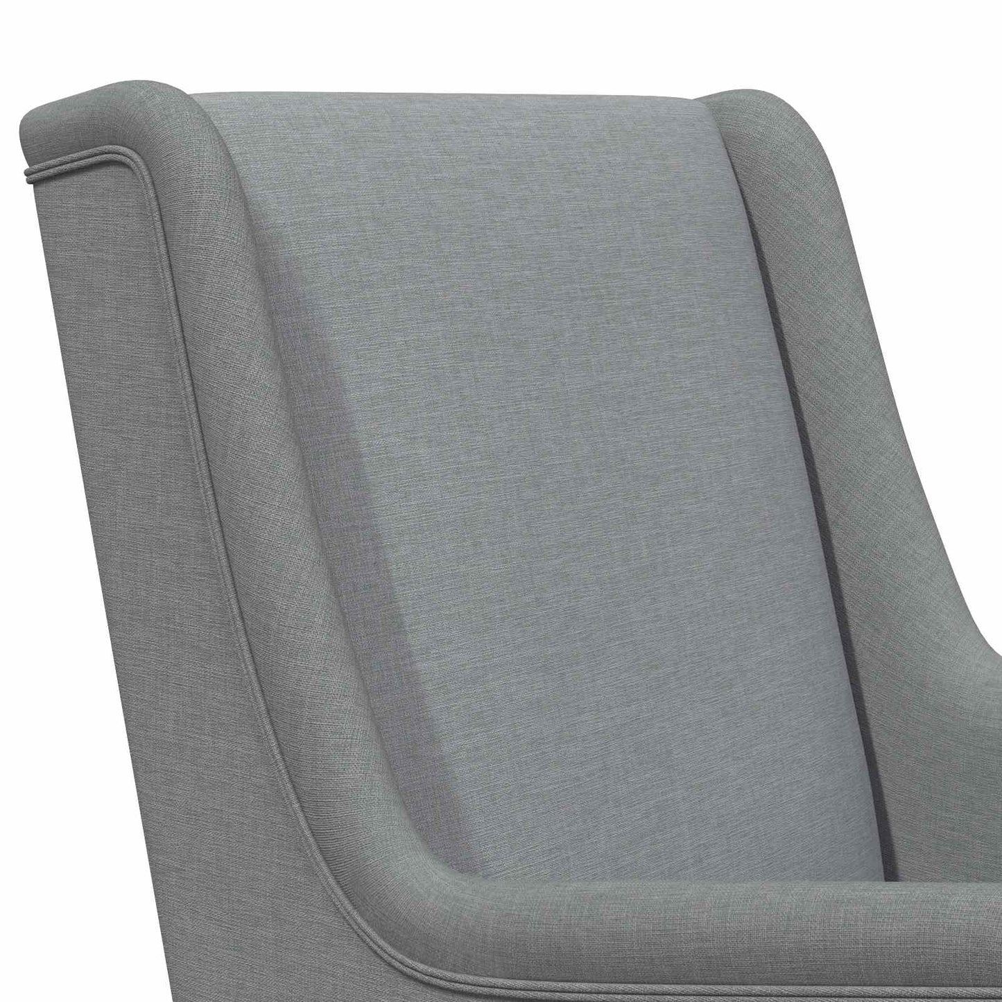 vidaXL Κουνιστή καρέκλα Ανοιχτό γκρι 62 x 80 x 85 εκ ύφασμα