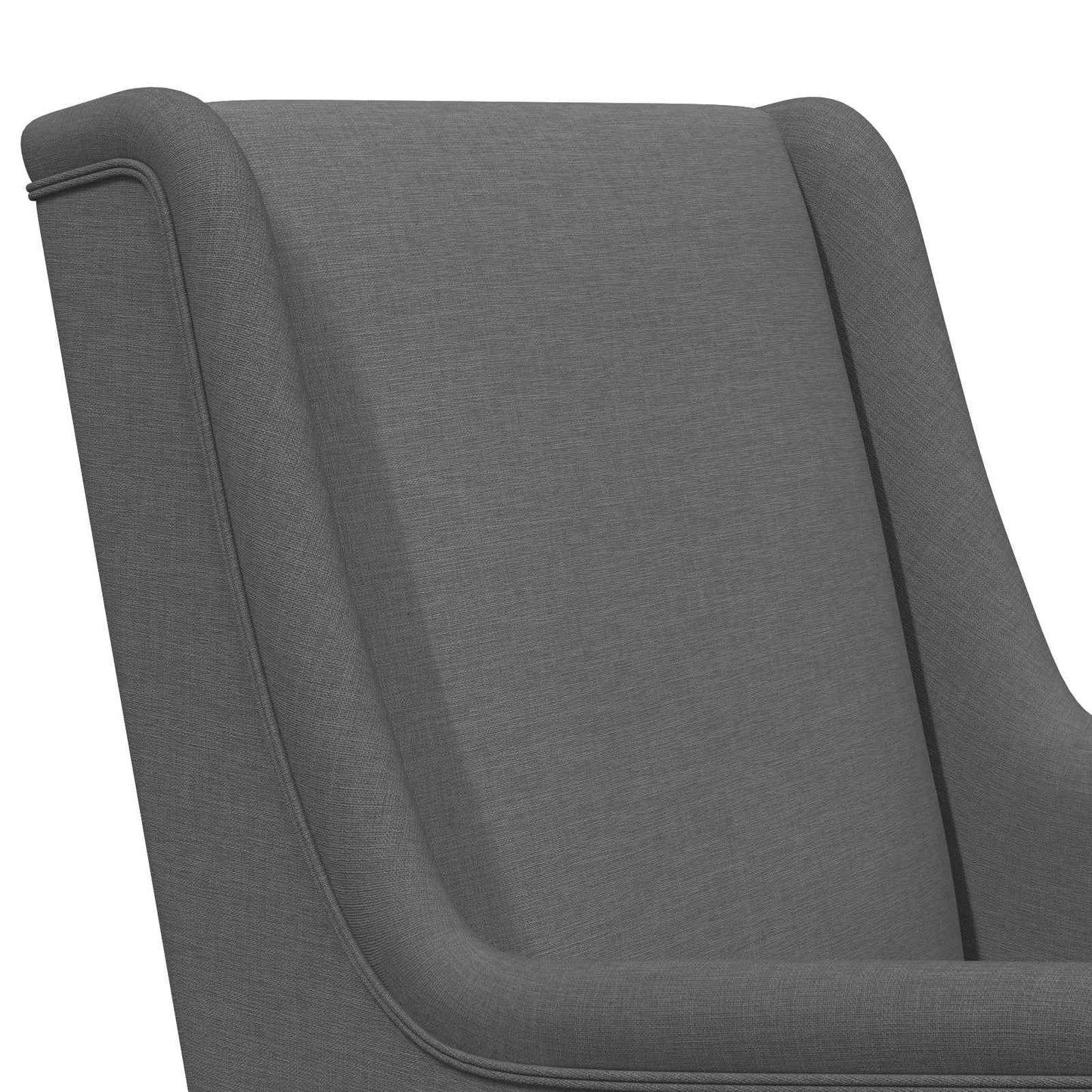 vidaXL Κουνιστή καρέκλα Σκούρο Γκρι 62 x 80 x 85 εκ ύφασμα