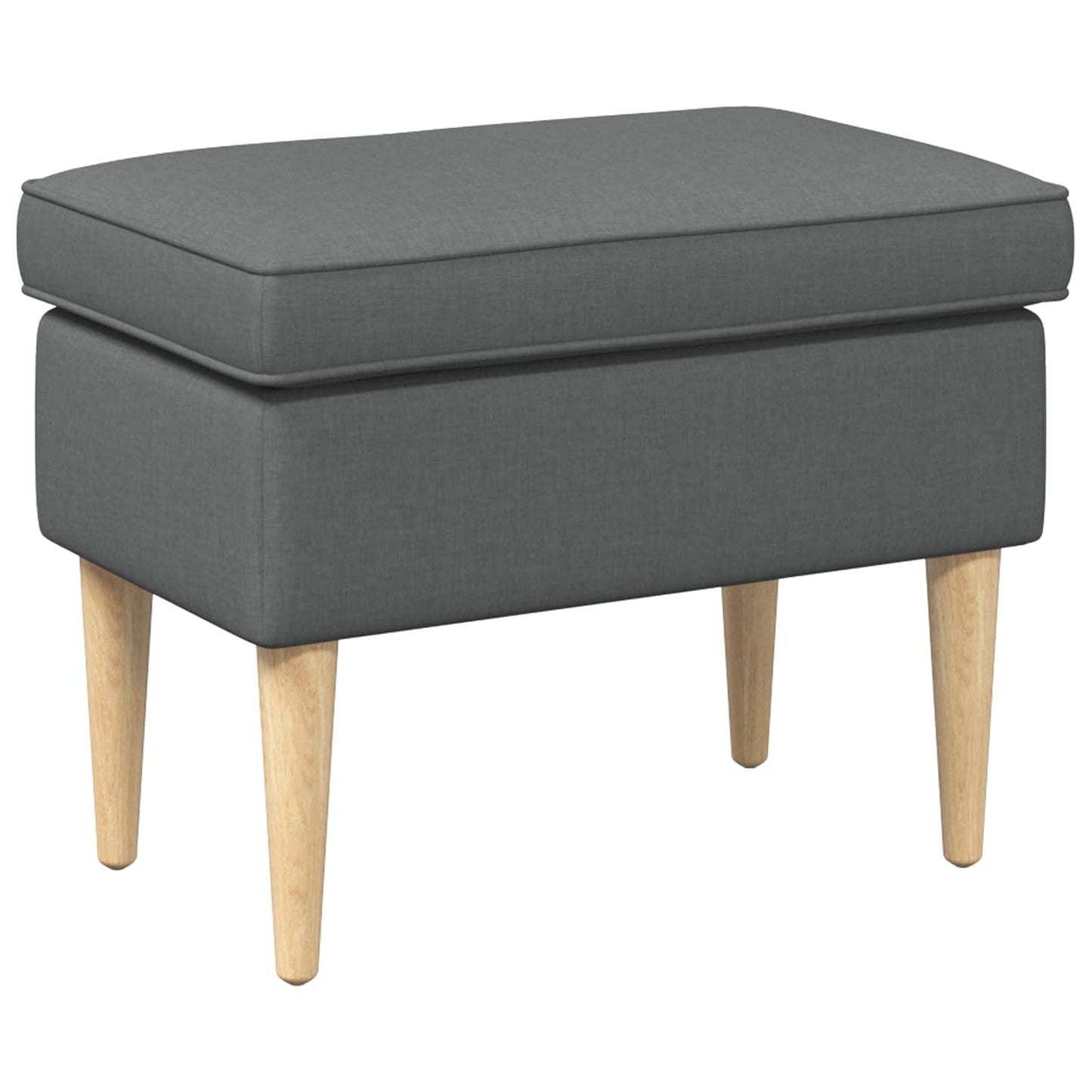 vidaXL Πολυθρόνα Ποδιών Σκούρο Γκρι 55 x 35 x 41 εκ