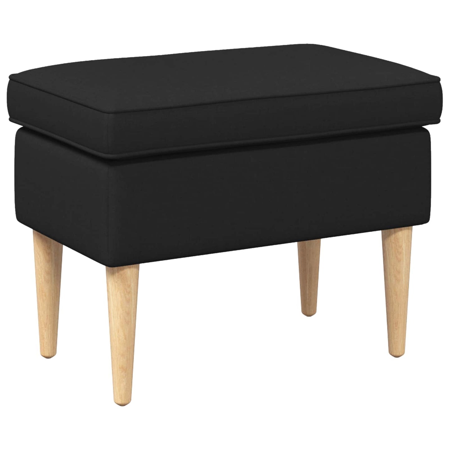 vidaXL Πολυθρόνα Ποδιών Μαύρο 55 x 35 x 41 εκ