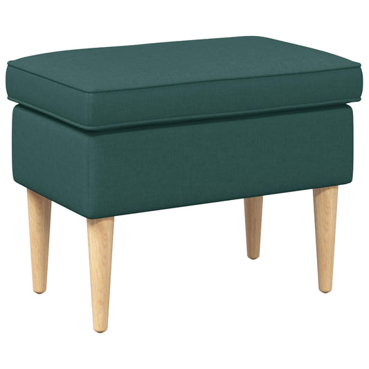 vidaXL Πολυθρόνα Ποδιών Σκούρο Πράσινο 55 x 35 x 41 εκ