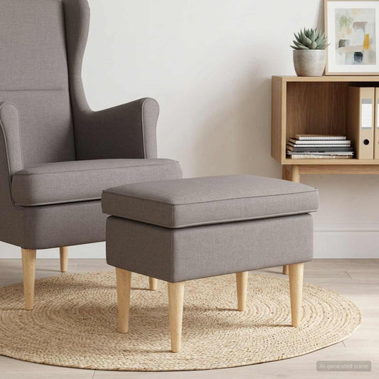 vidaXL Πολυθρόνα Ποδιών Taupe 55 x 35 x 41 εκ
