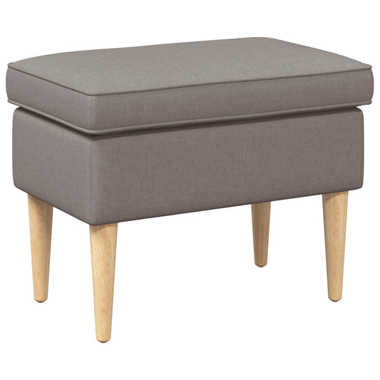 vidaXL Πολυθρόνα Ποδιών Taupe 55 x 35 x 41 εκ