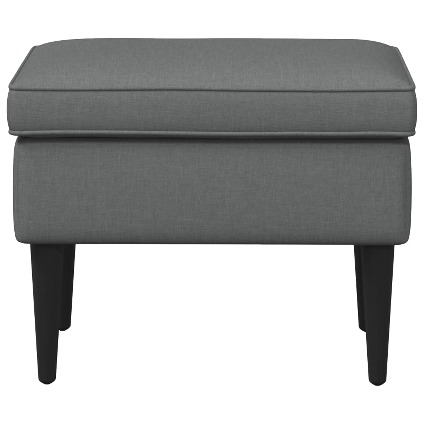 vidaXL Πολυθρόνα Ποδιών Σκούρο Γκρι 55 x 35 x 41 εκ Ύφασμα