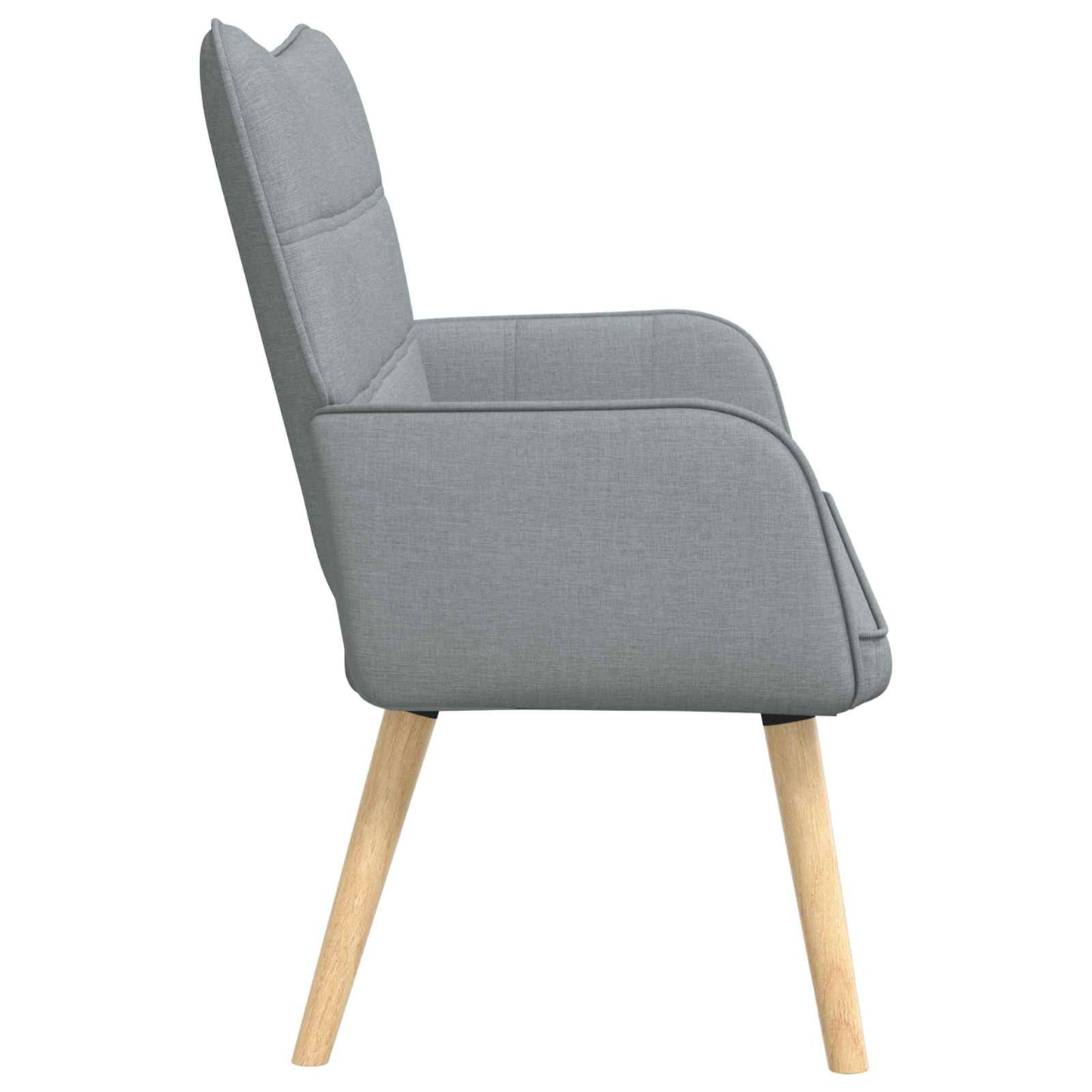 vidaXL Διθέσιος Καναπές Ανοιχτό γκρι 115 x 61 x 87 εκ. ύφασμα