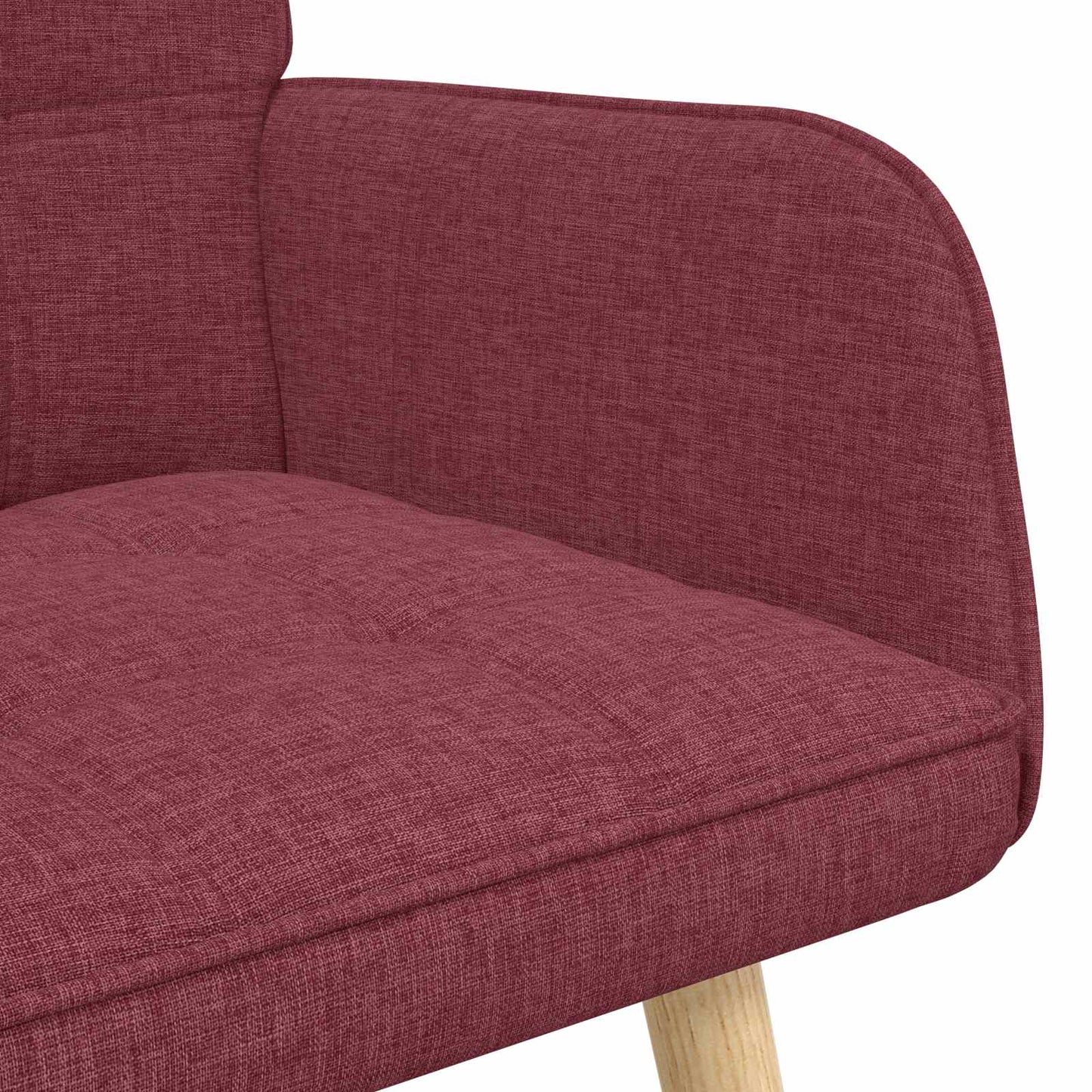 vidaXL Διθέσιος Καναπές Μπορντό 115 x 61 x 87 εκ. ύφασμα