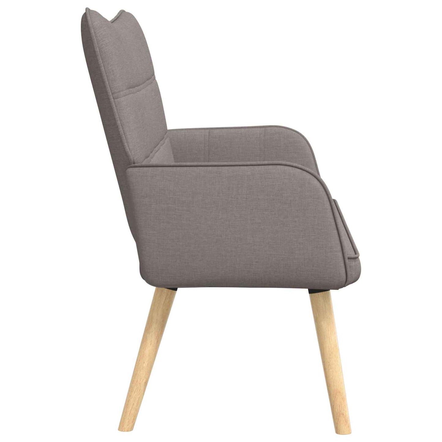 vidaXL Διθέσιος Καναπές Taupe 115 x 61 x 87 εκ. ύφασμα