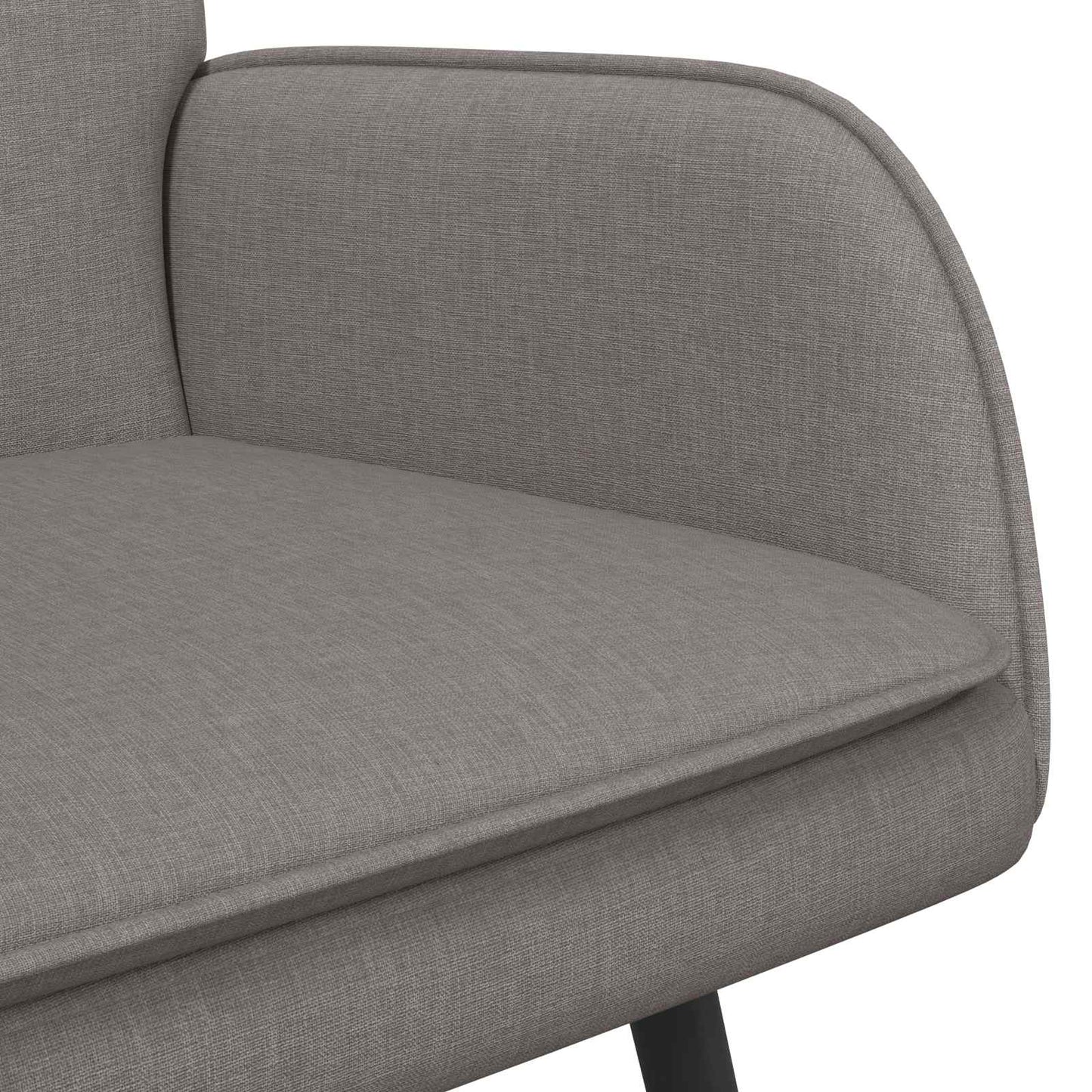 vidaXL Καναπές 2 ατόμων Taupe 115 x 61 x 87 εκ. Ύφασμα