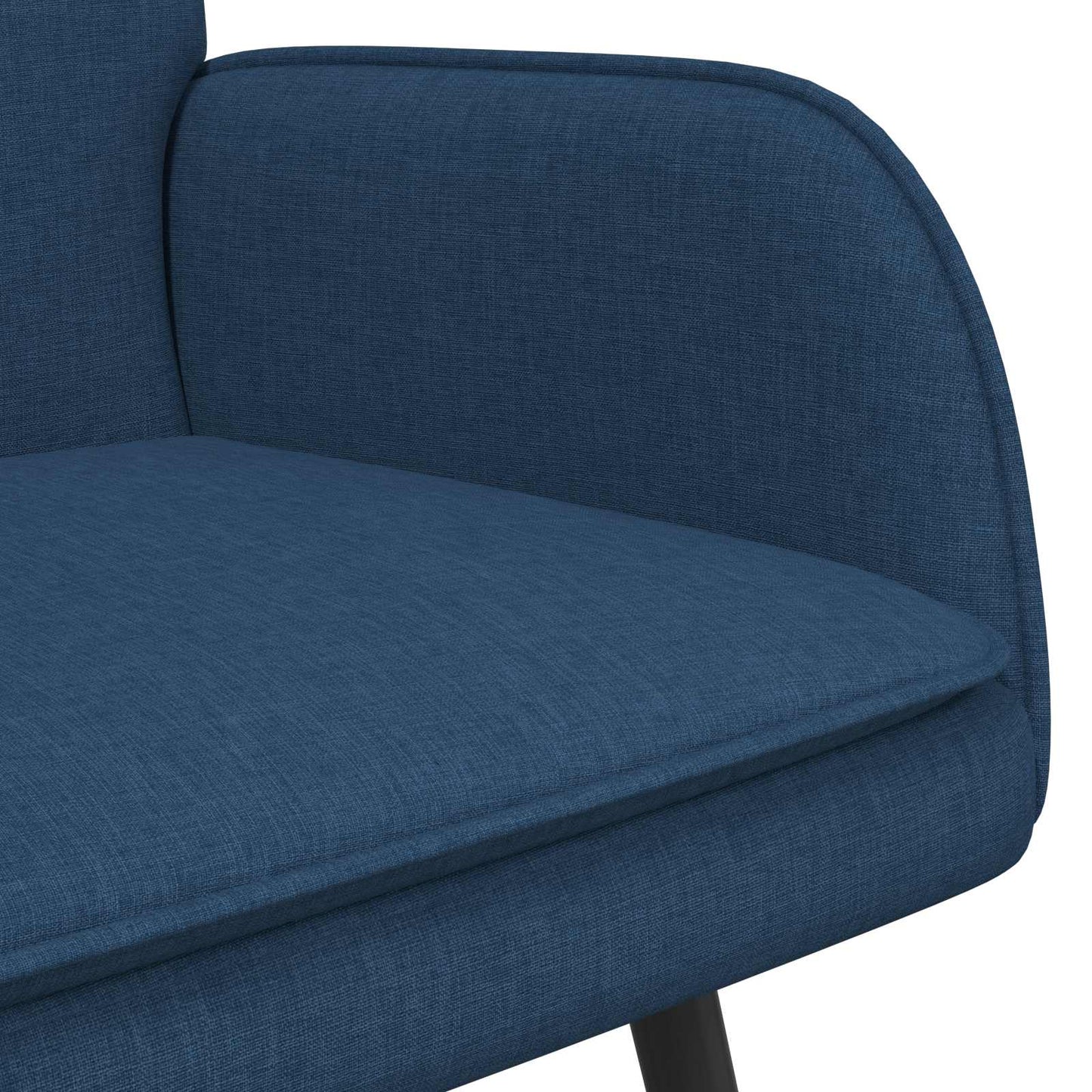 vidaXL Καναπές 2 ατόμων Μπλε 115 x 61 x 87 εκ. Ύφασμα