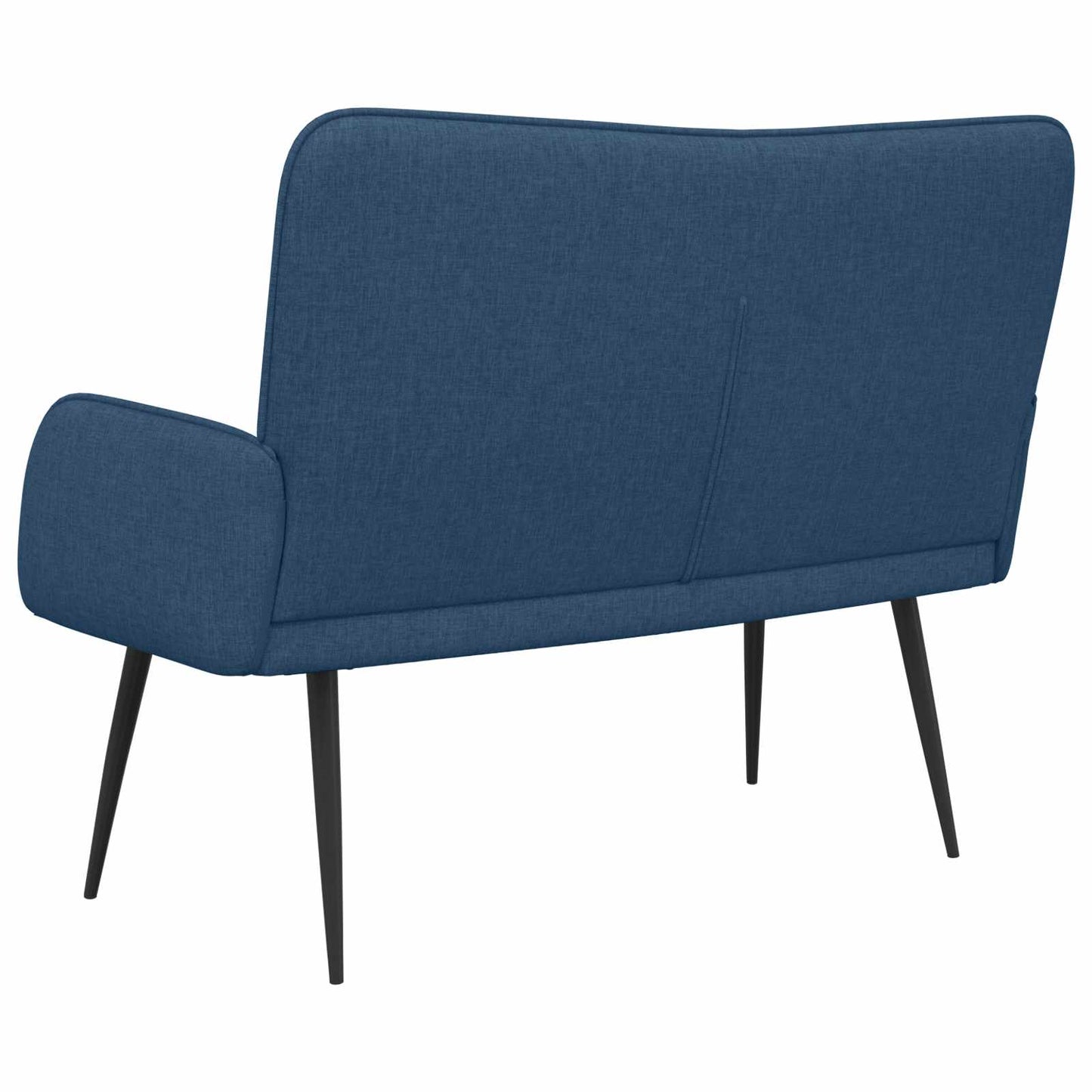 vidaXL Καναπές 2 ατόμων Μπλε 115 x 61 x 87 εκ. Ύφασμα