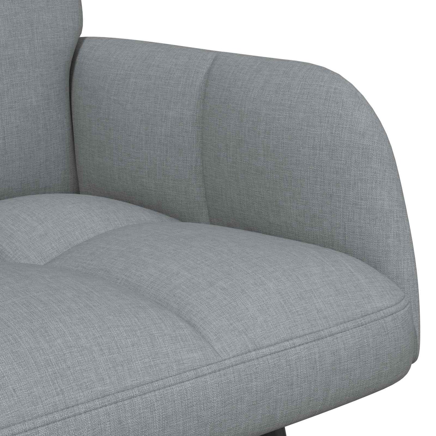 vidaXL Διθέσιος Καναπές Ανοιχτό γκρι 115 x 61 x 87 εκ. ύφασμα