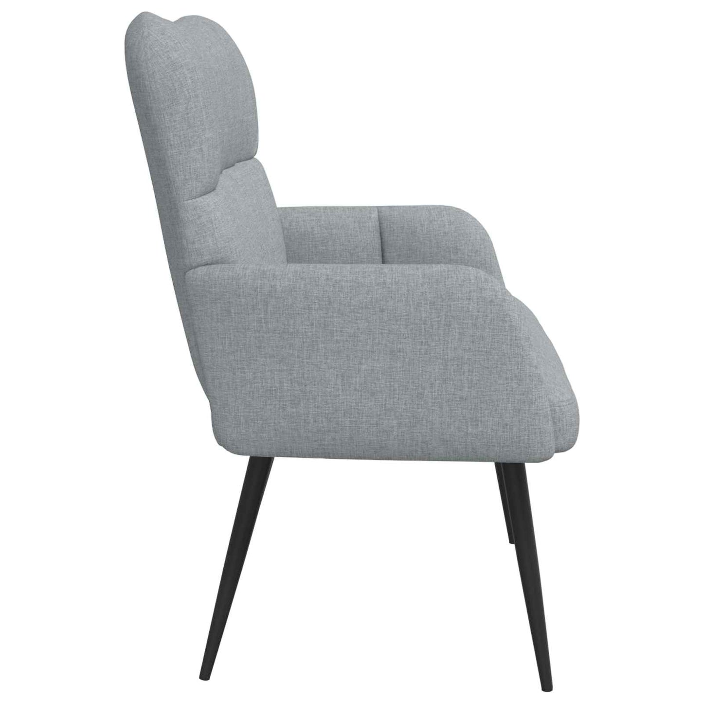 vidaXL Διθέσιος Καναπές Ανοιχτό γκρι 115 x 61 x 87 εκ. ύφασμα
