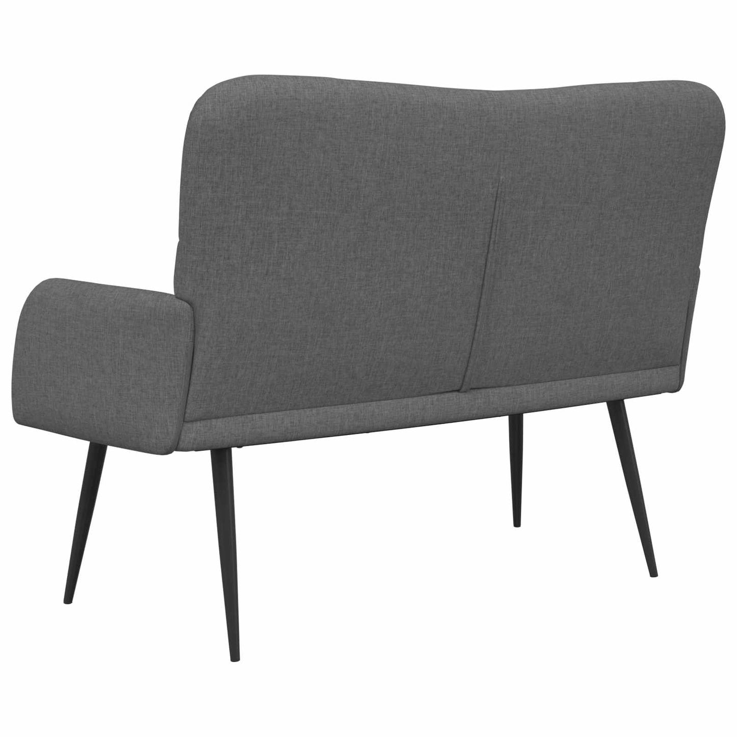 vidaXL Διθέσιος Καναπές Σκούρο Γκρι 115 x 61 x 87 εκ. ύφασμα