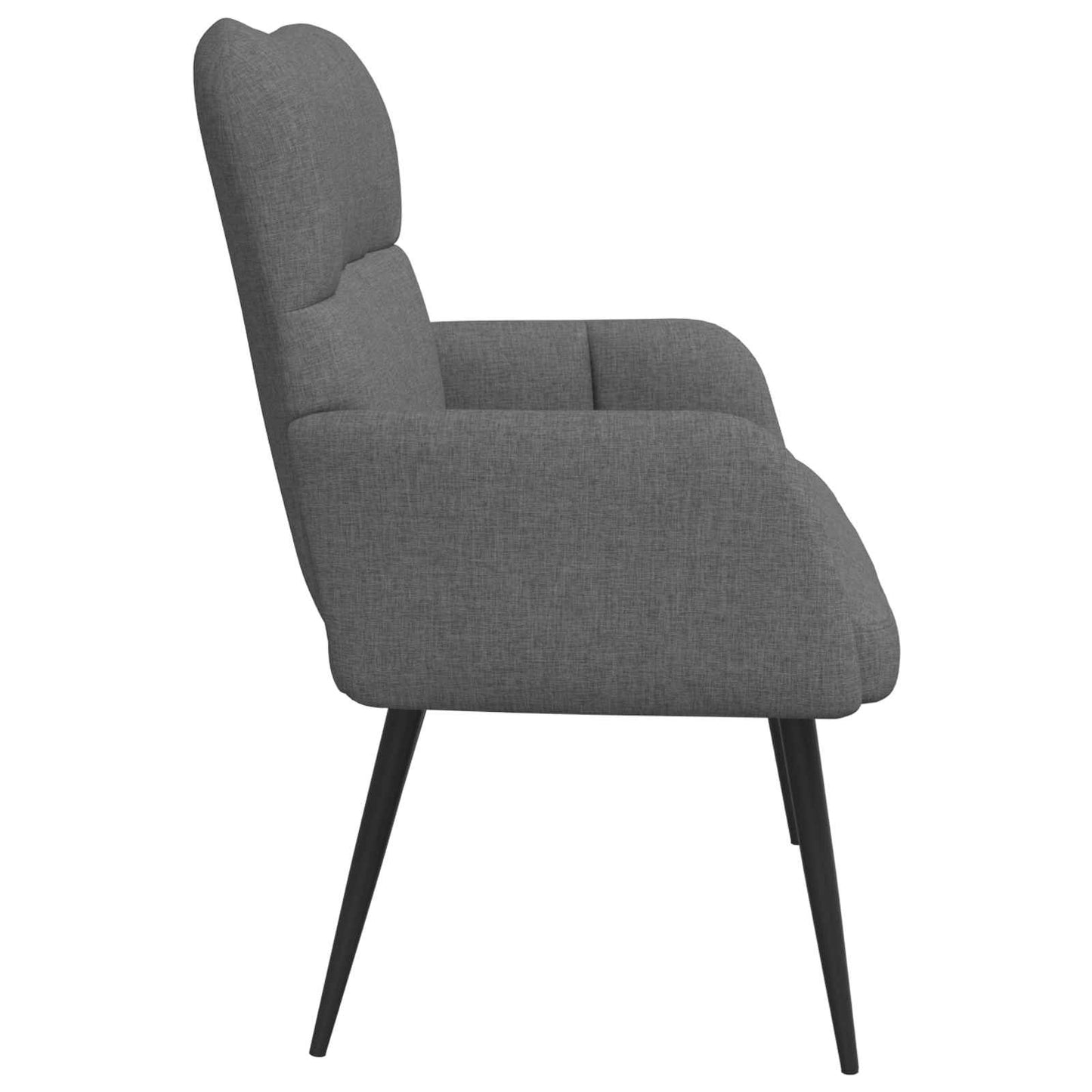 vidaXL Διθέσιος Καναπές Σκούρο Γκρι 115 x 61 x 87 εκ. ύφασμα