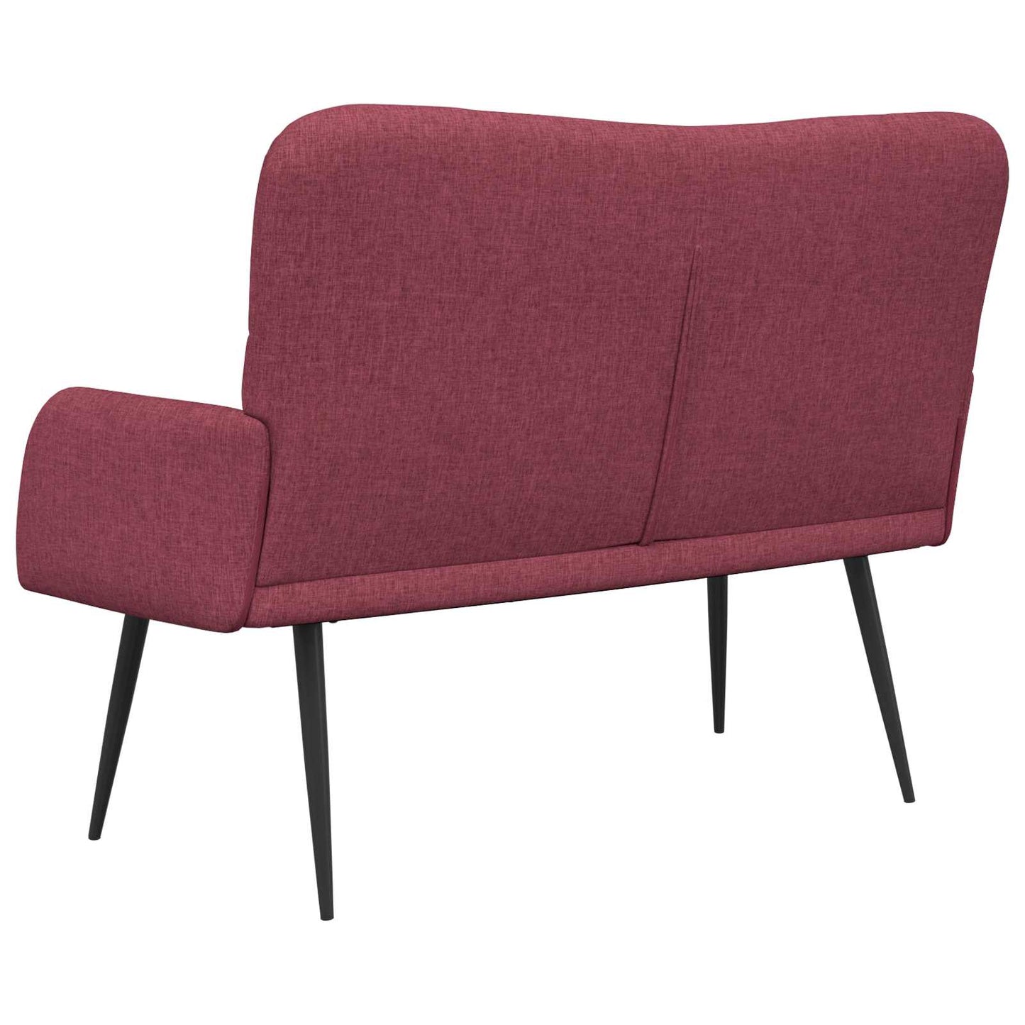 vidaXL Καναπές 2 ατόμων Κόκκινο 115 x 61 x 87 εκ. Ύφασμα
