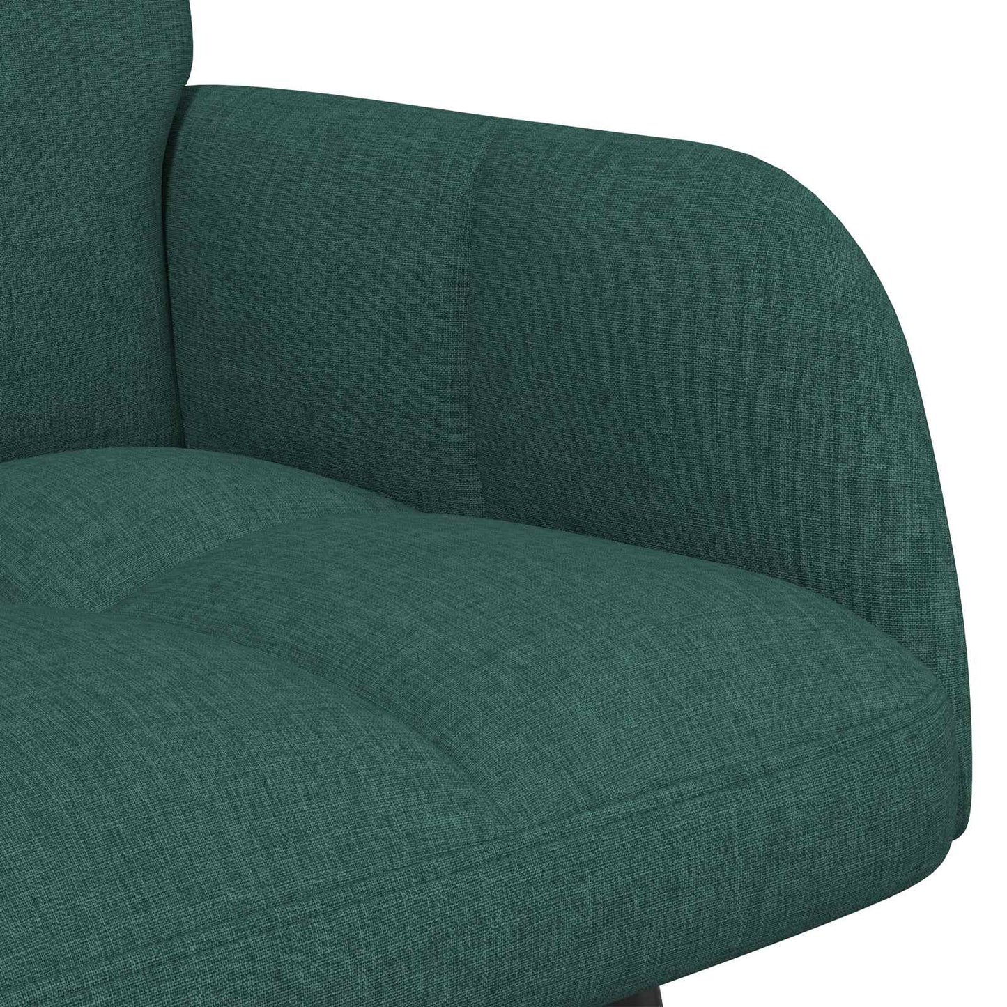 vidaXL Διθέσιος Καναπές Σκούρο Πράσινο 115 x 61 x 87 εκ. ύφασμα