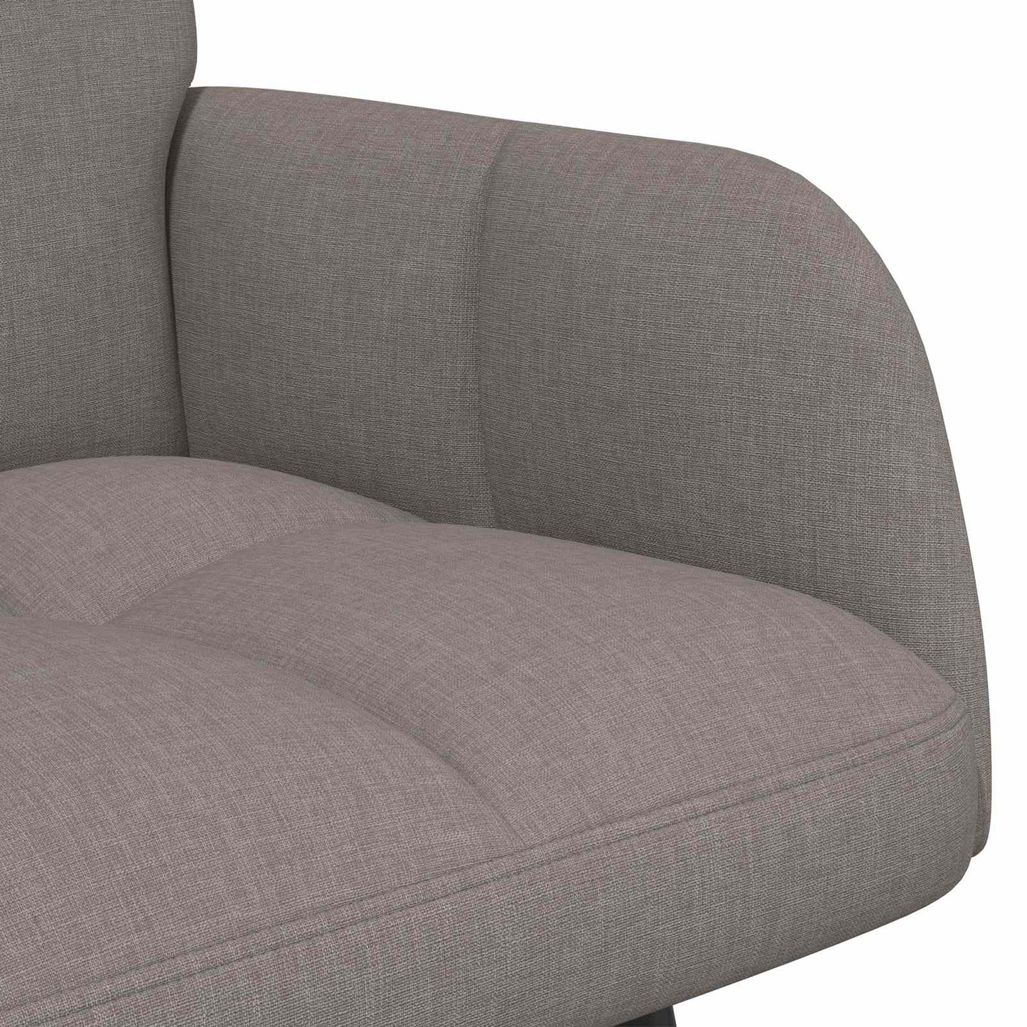 vidaXL Διθέσιος Καναπές Taupe 115 x 61 x 87 εκ. ύφασμα