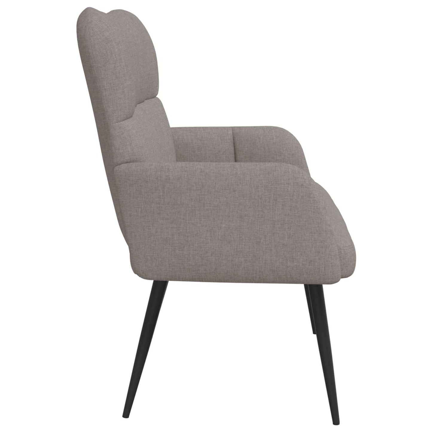 vidaXL Διθέσιος Καναπές Taupe 115 x 61 x 87 εκ. ύφασμα