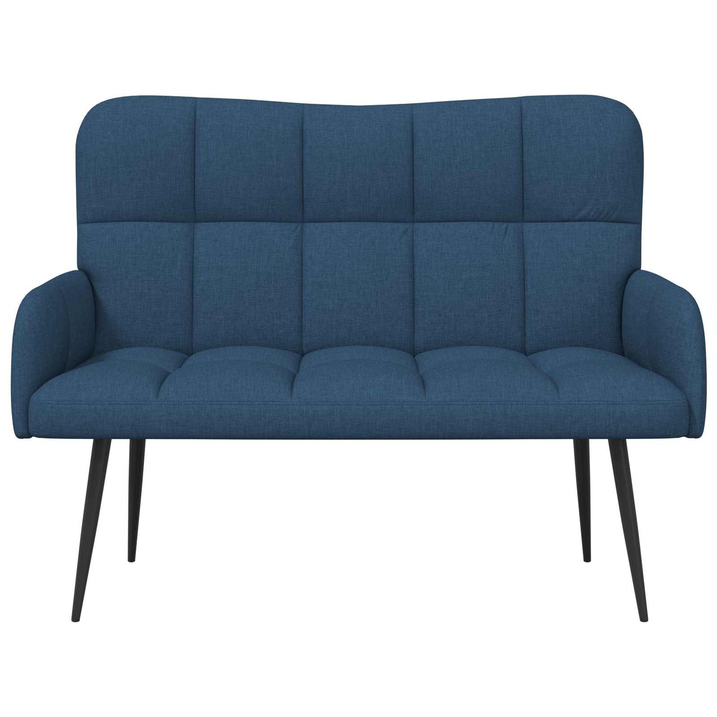 vidaXL Καναπές 2 ατόμων Μπλε 115 x 61 x 87 εκ. Ύφασμα