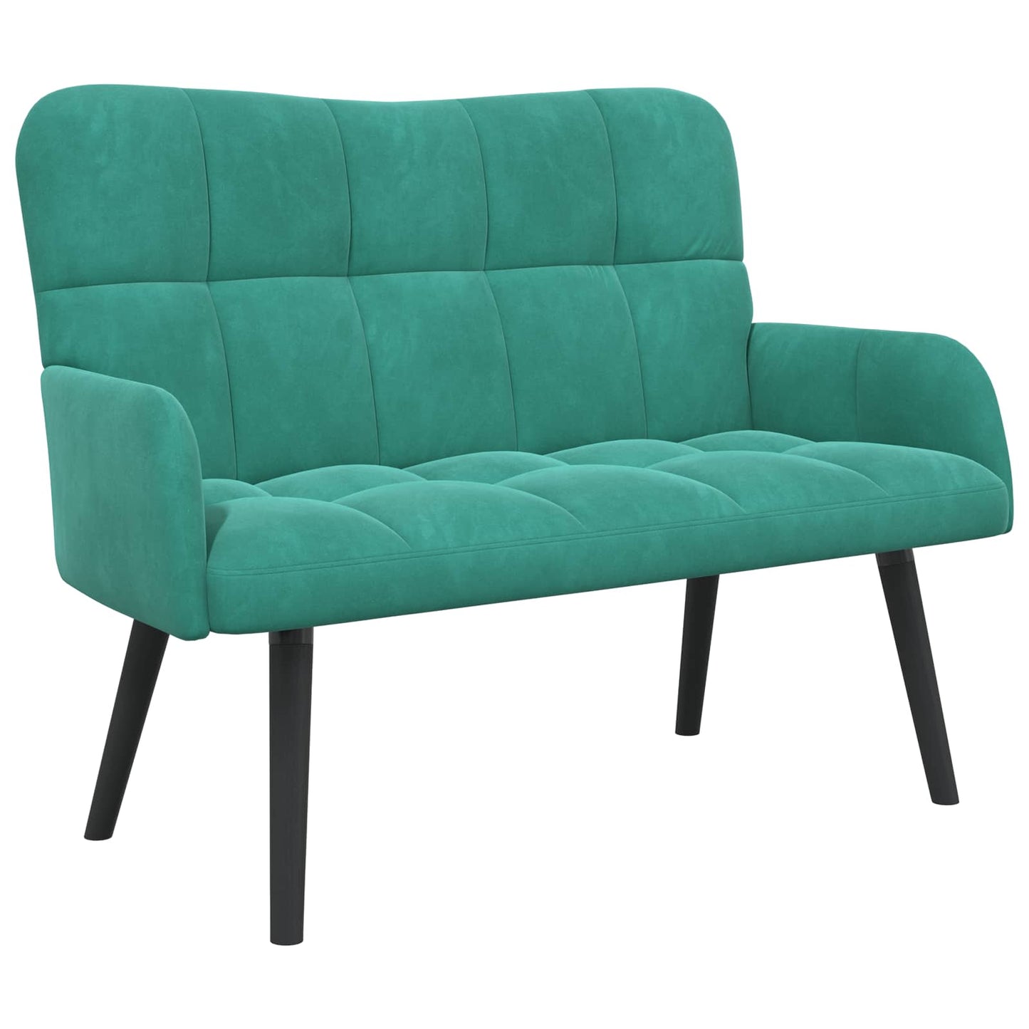 vidaXL Διθέσιος Καναπές Τιρκουάζ 115 x 61 x 87 εκ. Βελούδο