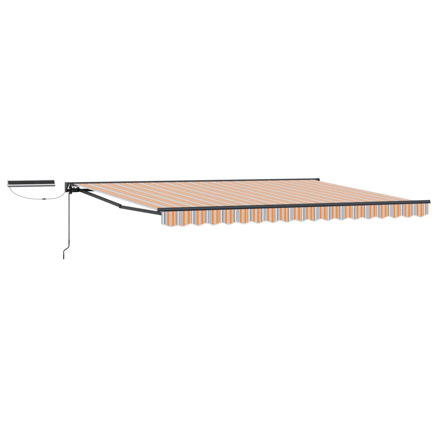 vidaXL Ηλιακή ηλεκτρική τέντα 5 x 3,5 m