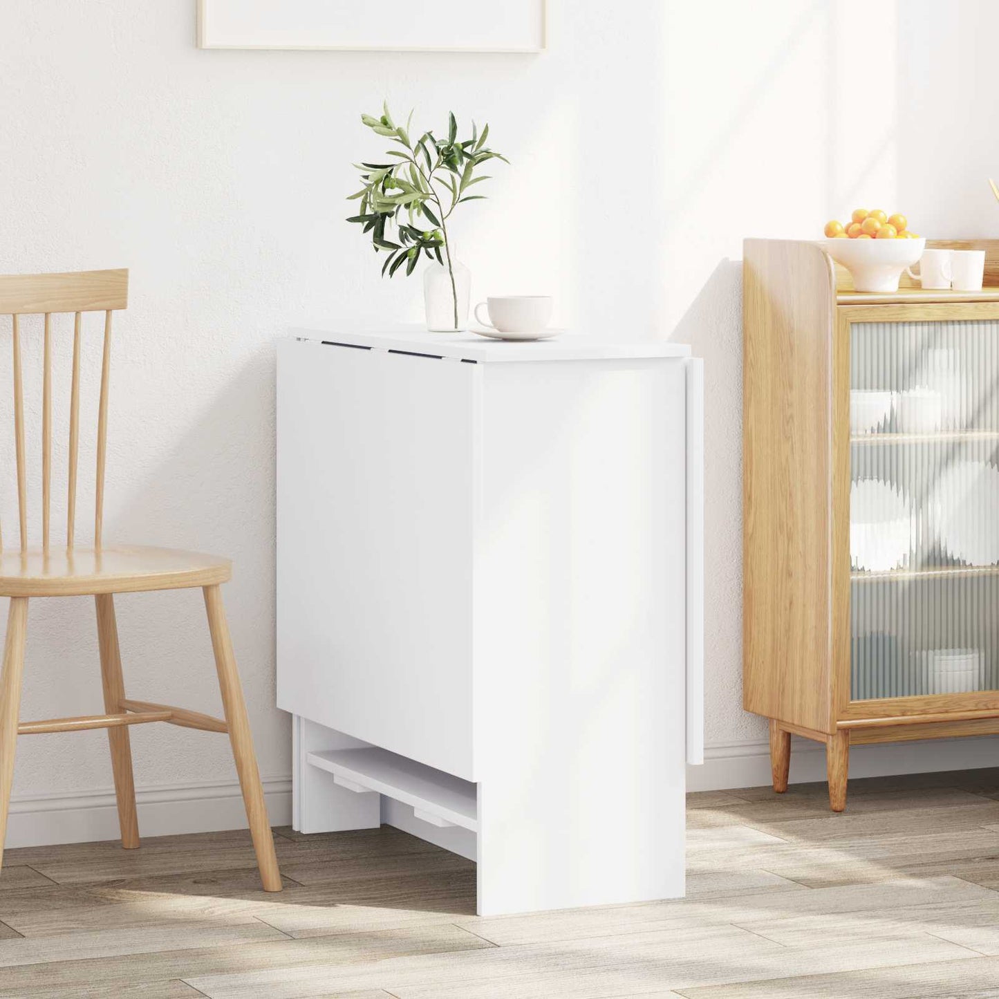 vidaXL Τραπέζι φαγητού 138 x 70 x 73,5 εκ Επεξεργασμένο Ξύλο Λευκό